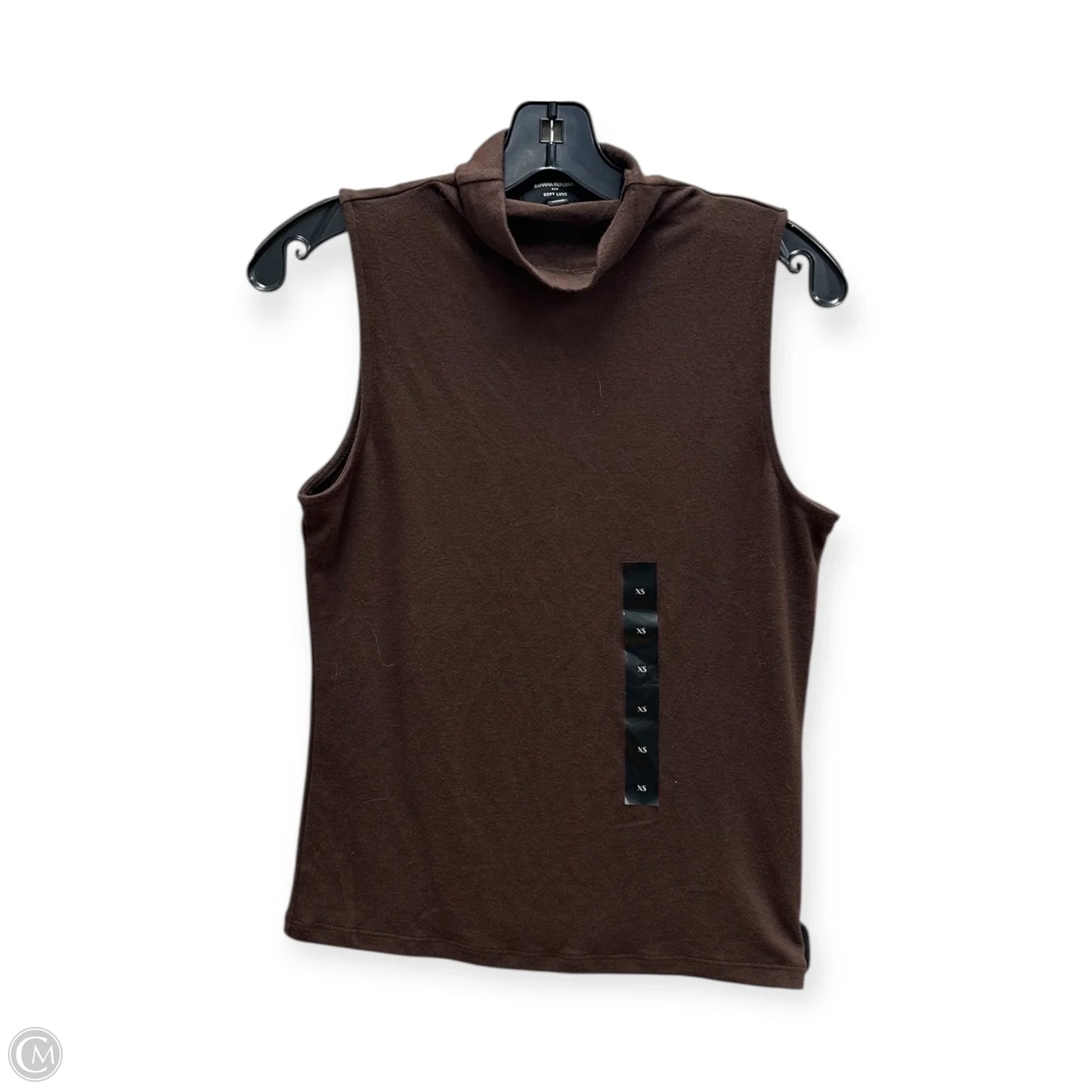 Top Sleeveless Basic By Banana Republic In Brown, Size: Xs