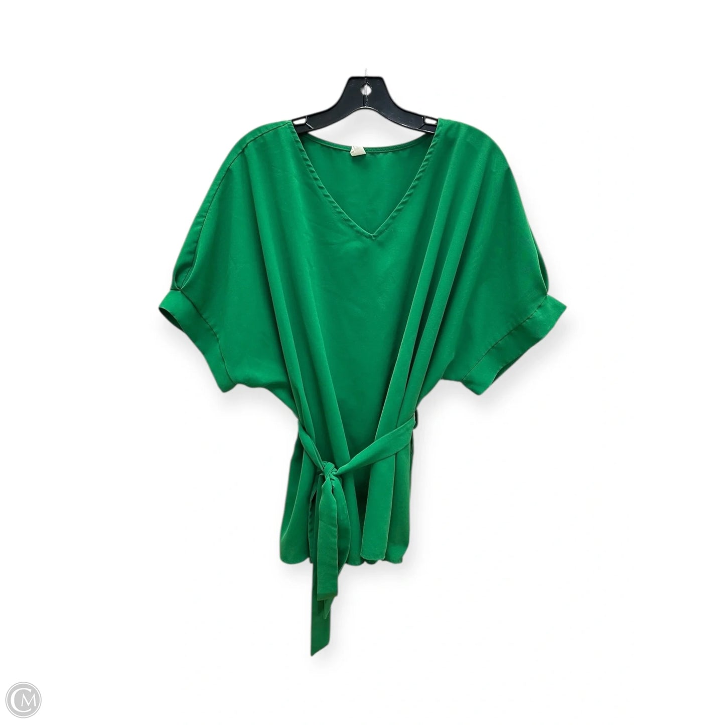 Top Short Sleeve By H&m In Green, Size: 3x