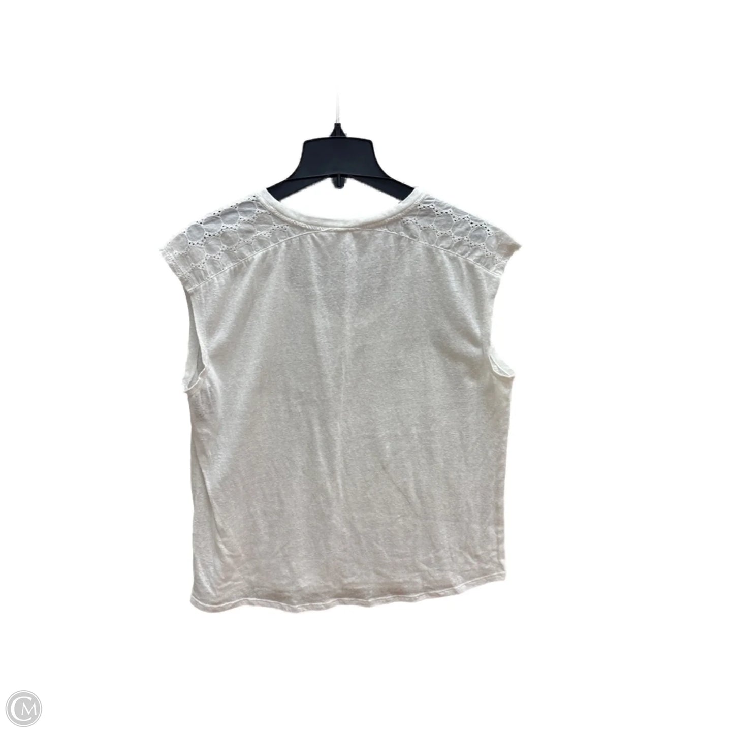 Top Sleeveless By Gilligan And Omalley In White, Size: Xxl