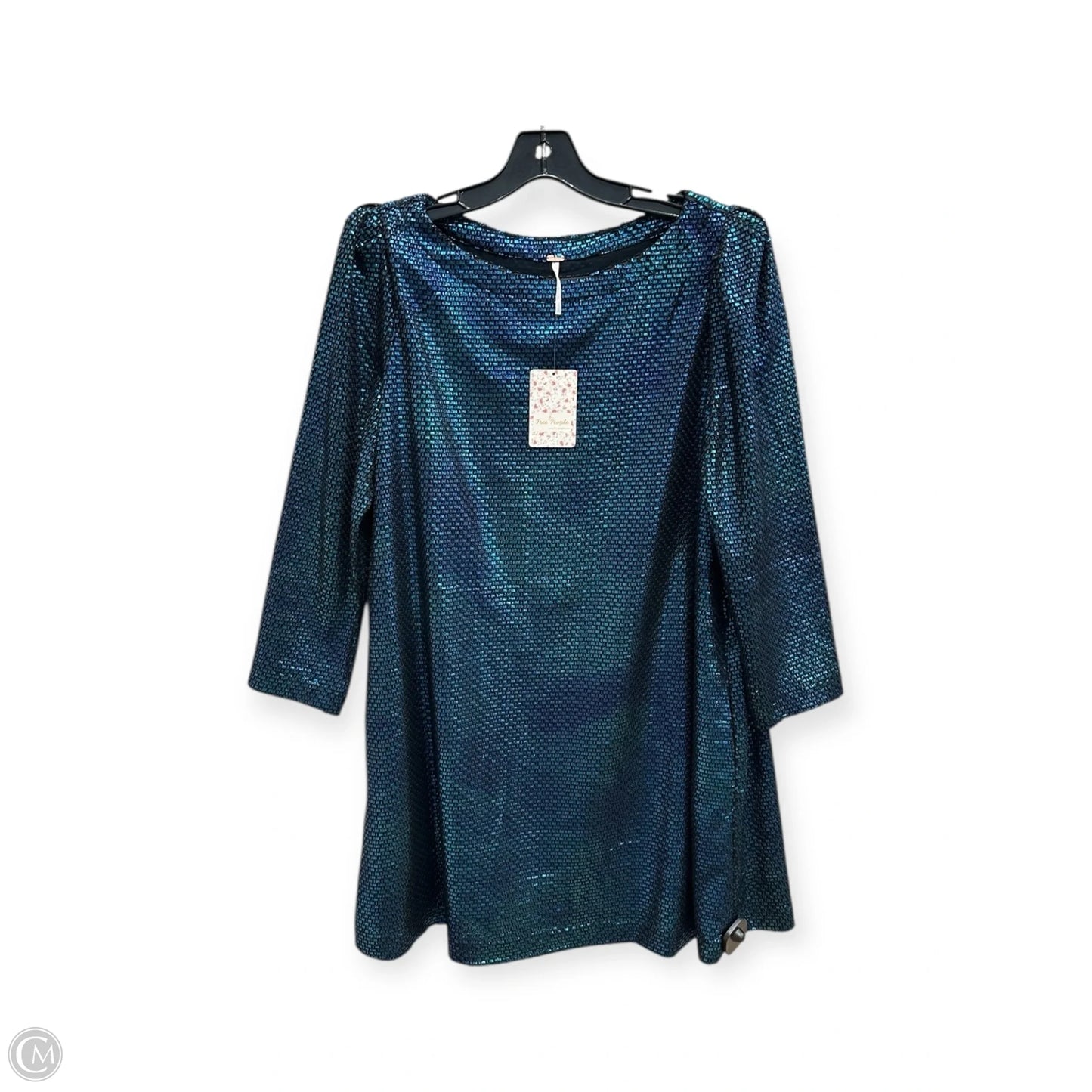 Dress Casual Short By Free People In Black & Blue, Size: M