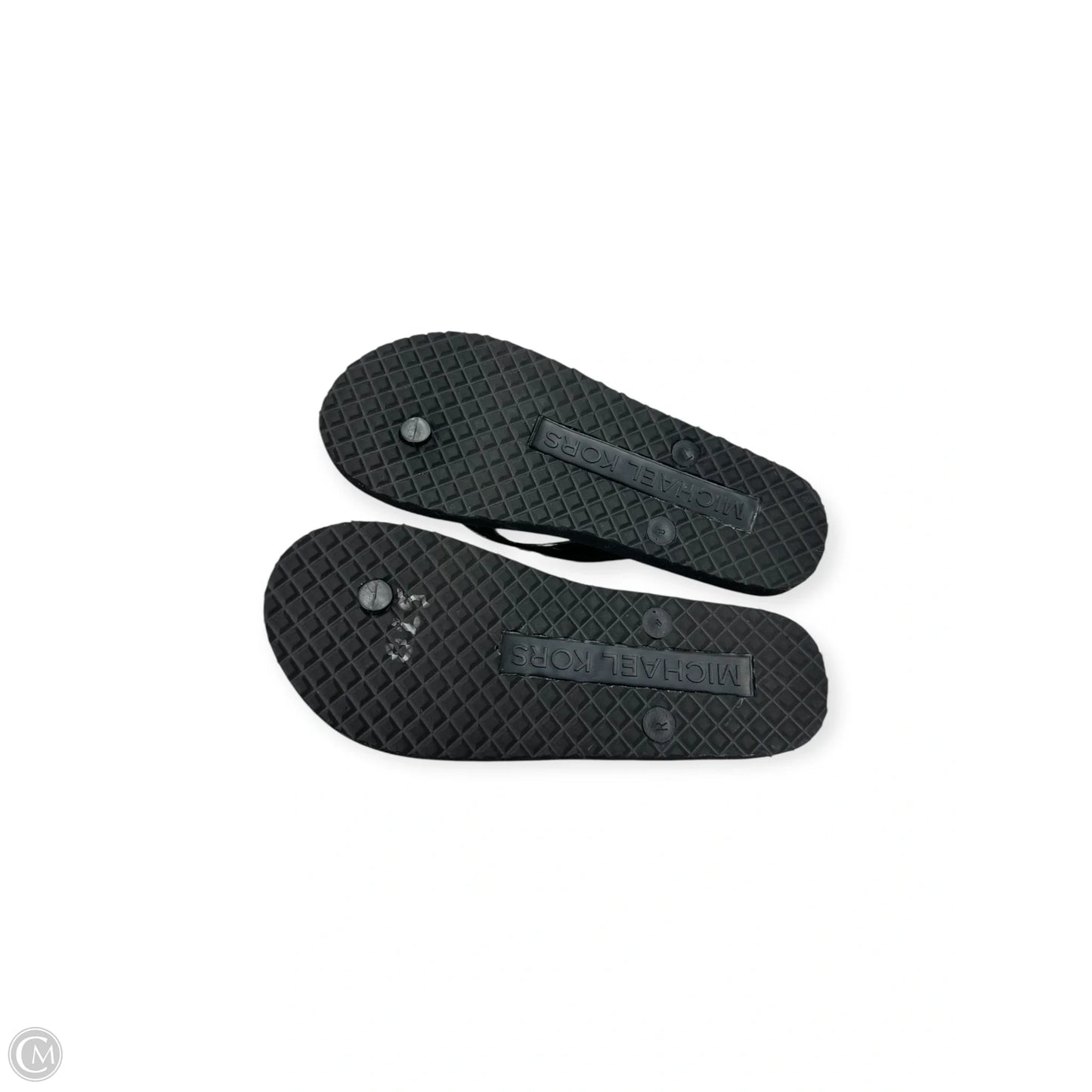 Sandals Flip Flops By Michael By Michael Kors In Black, Size: 6
