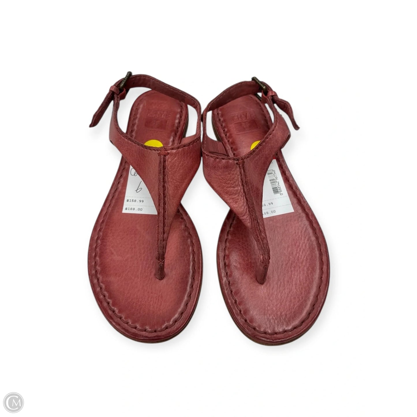 Sandals Designer By Frye In Red, Size: 6