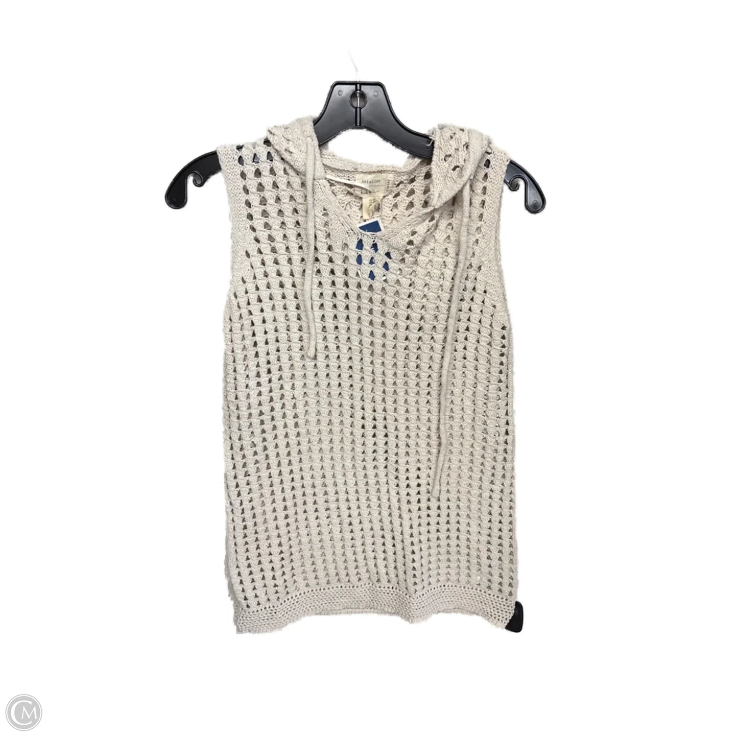 Sweater By Nicole Miller In Tan, Size: Xxl