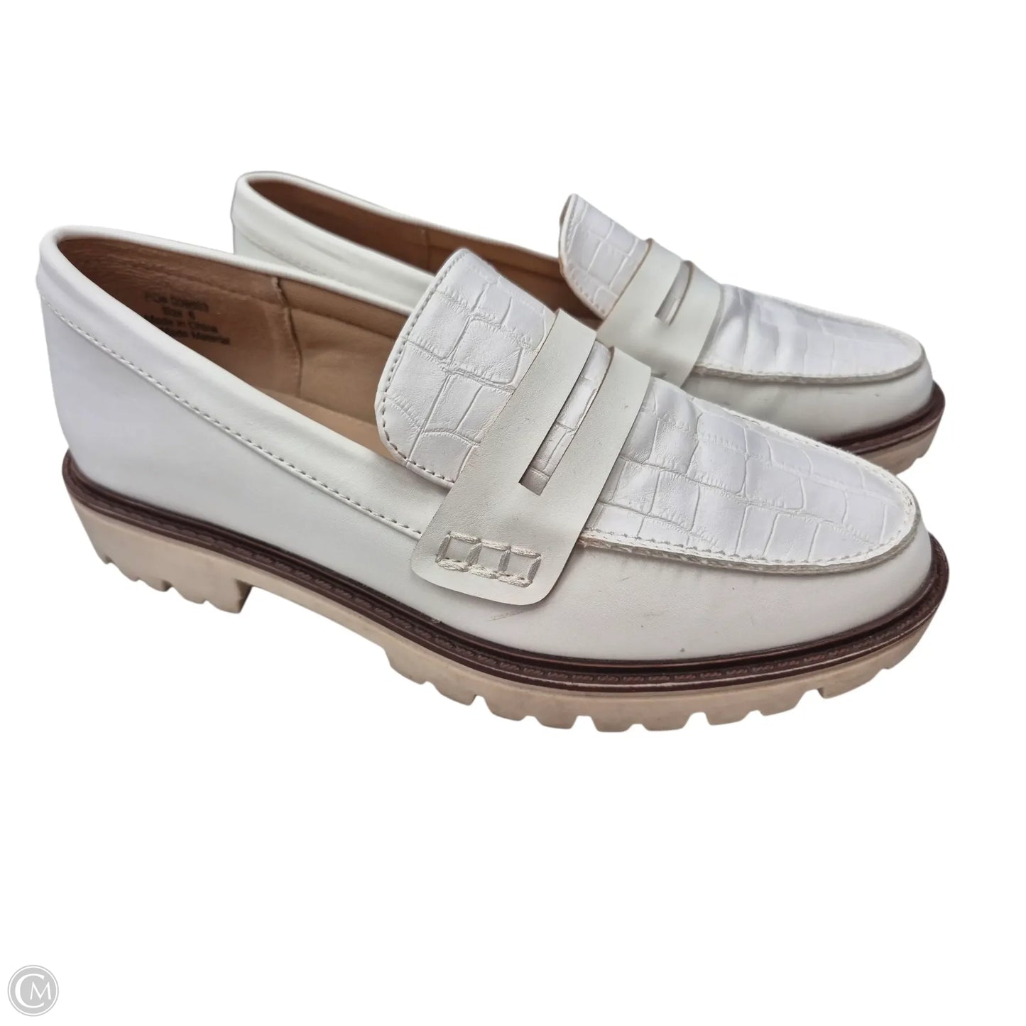Shoes Flats By Journee In White, Size: 6