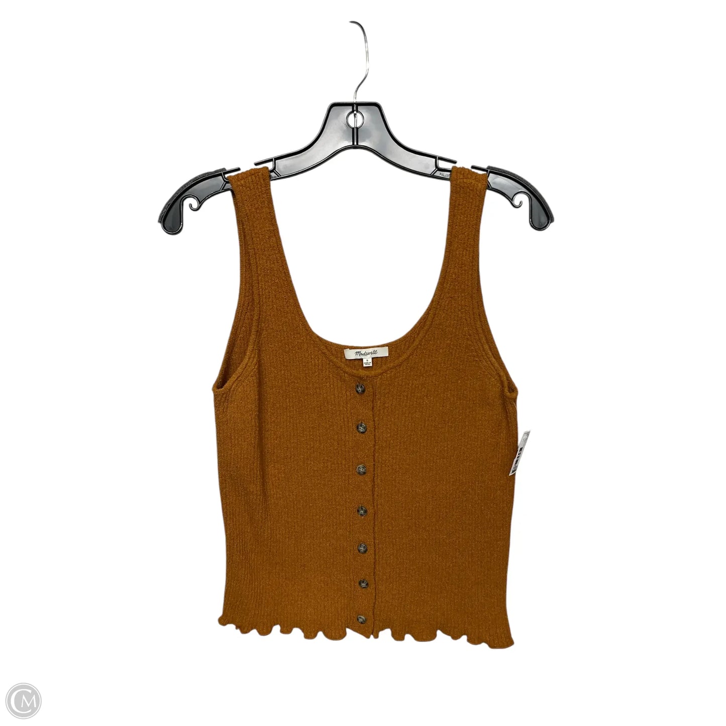 Top Sleeveless By Madewell In Orange, Size: S