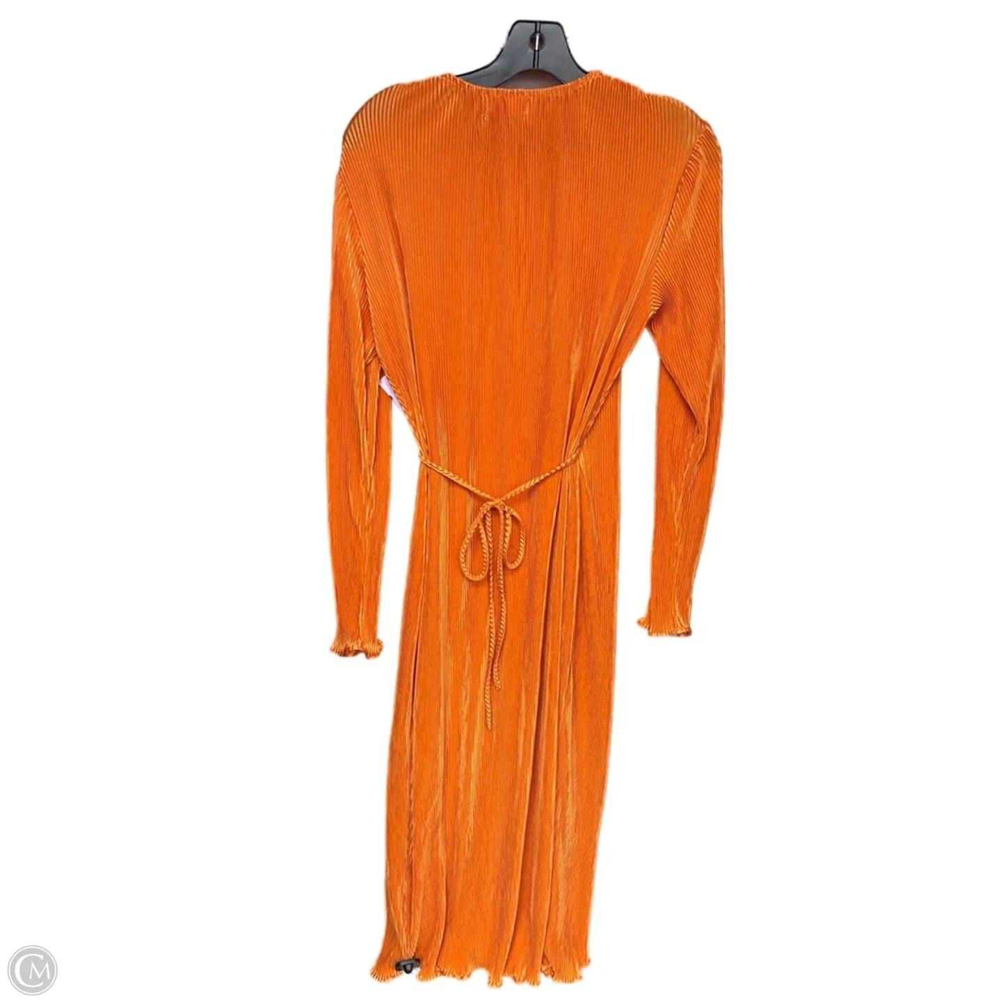 Dress Casual Midi By Clothes Mentor In Orange, Size: S