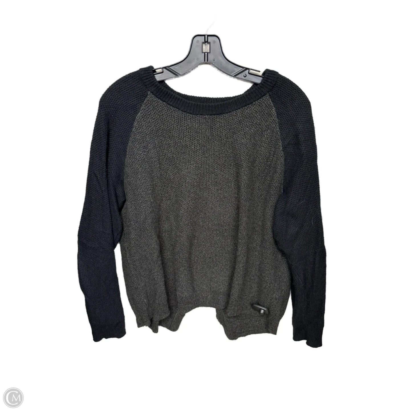 Sweater By Madewell In Black & Green, Size: L
