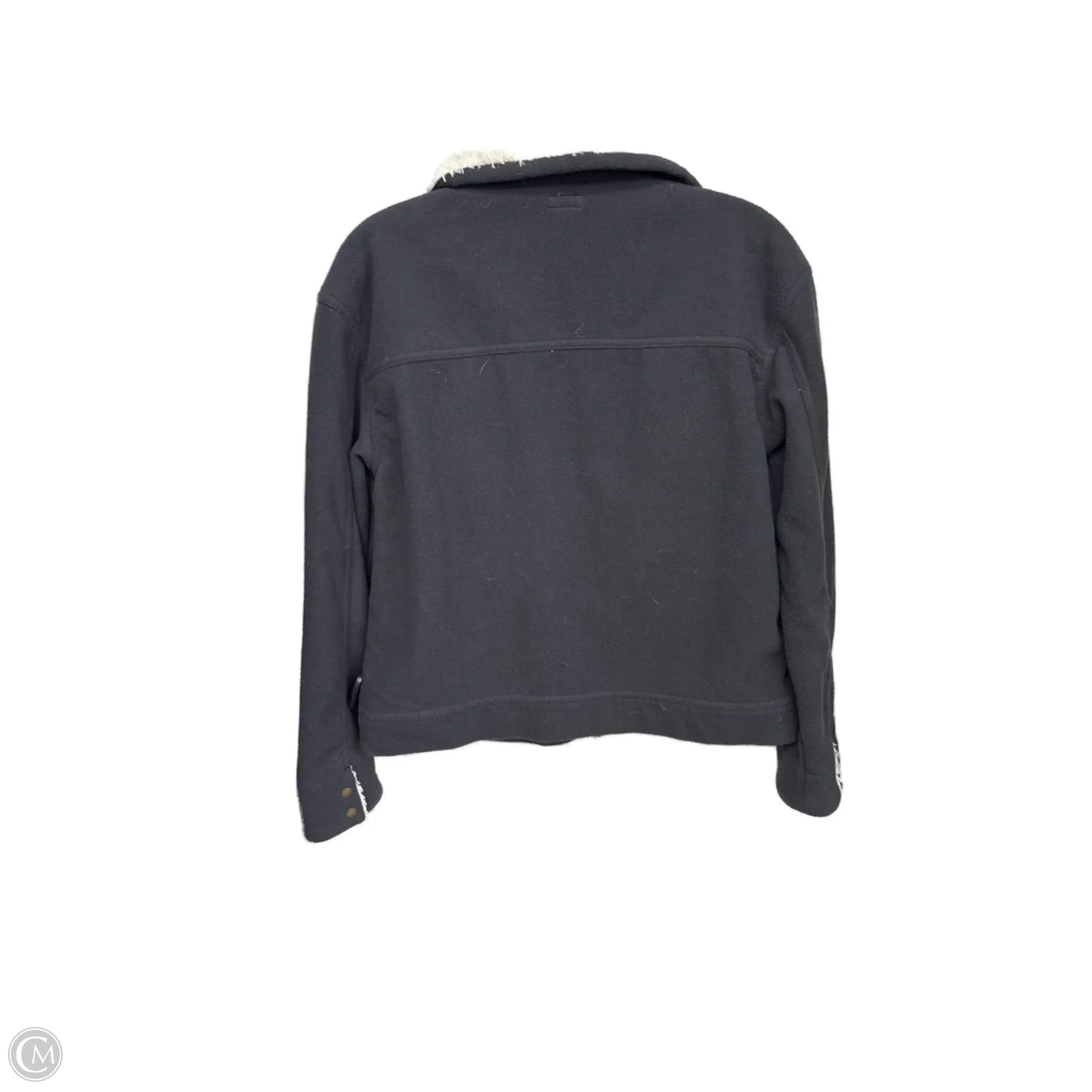 Jacket Fleece By Faherty In Black, Size: S