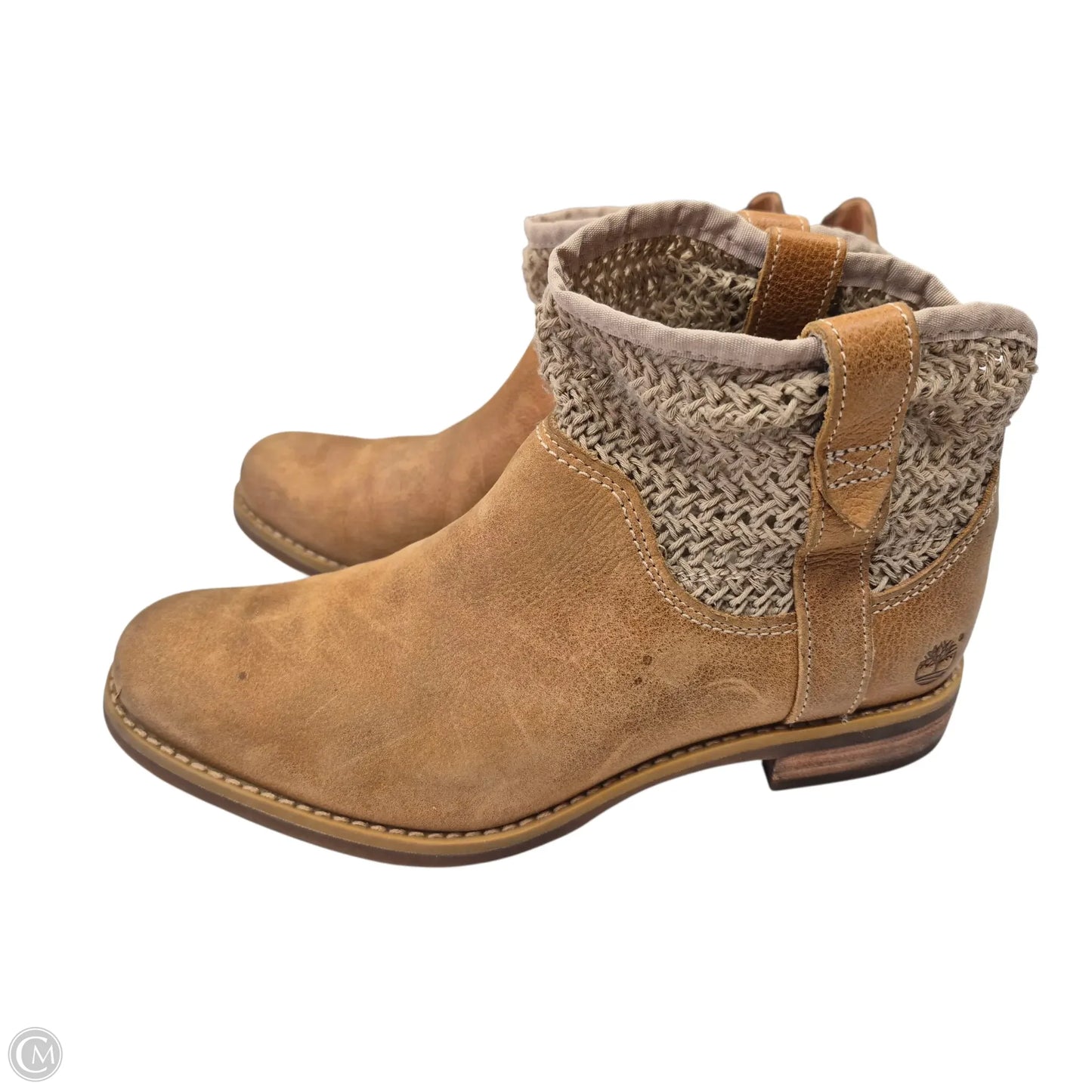 Boots Ankle Flats By Timberland In Brown, Size: 6.5
