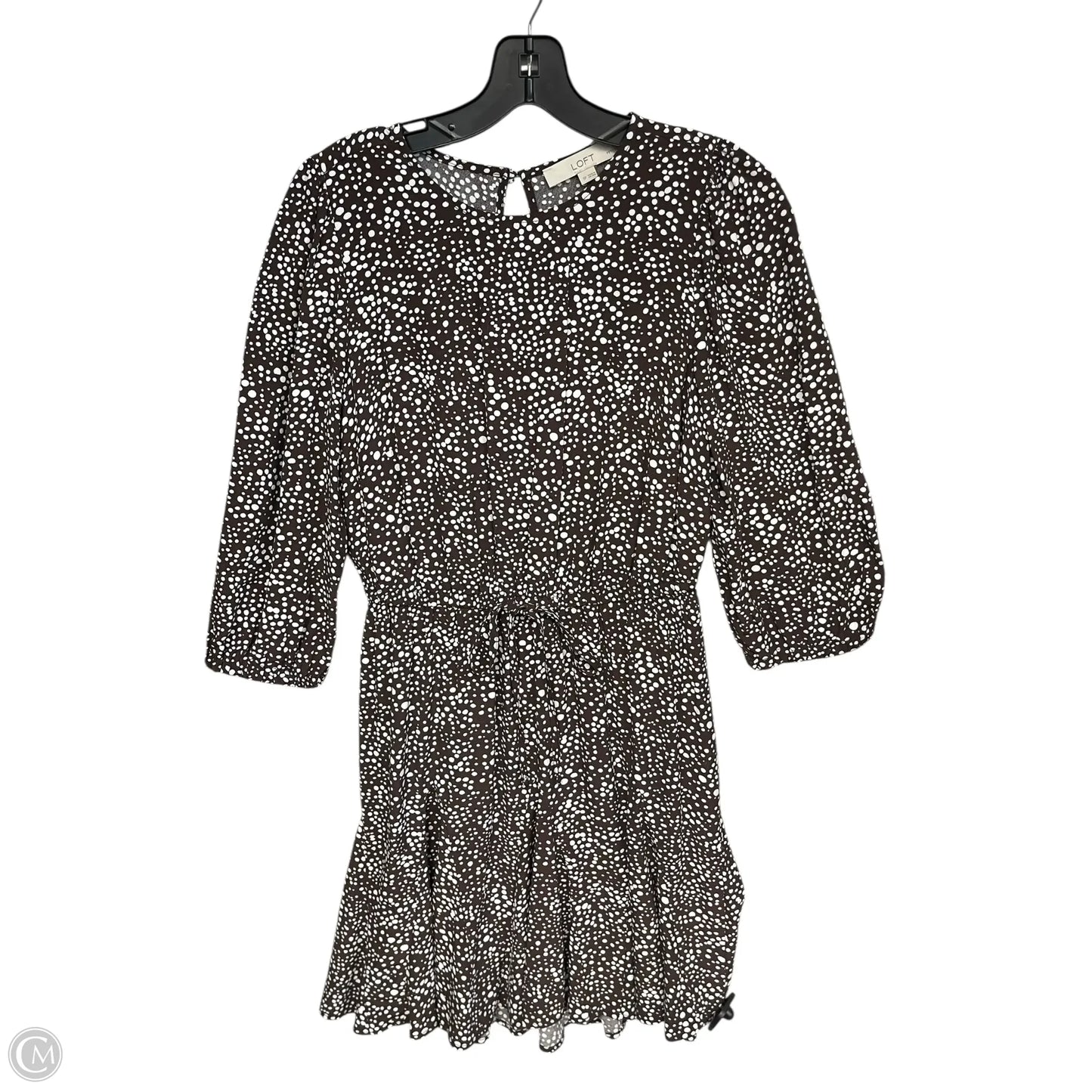 Dress Casual Short By Loft In Brown & White, Size: Sp