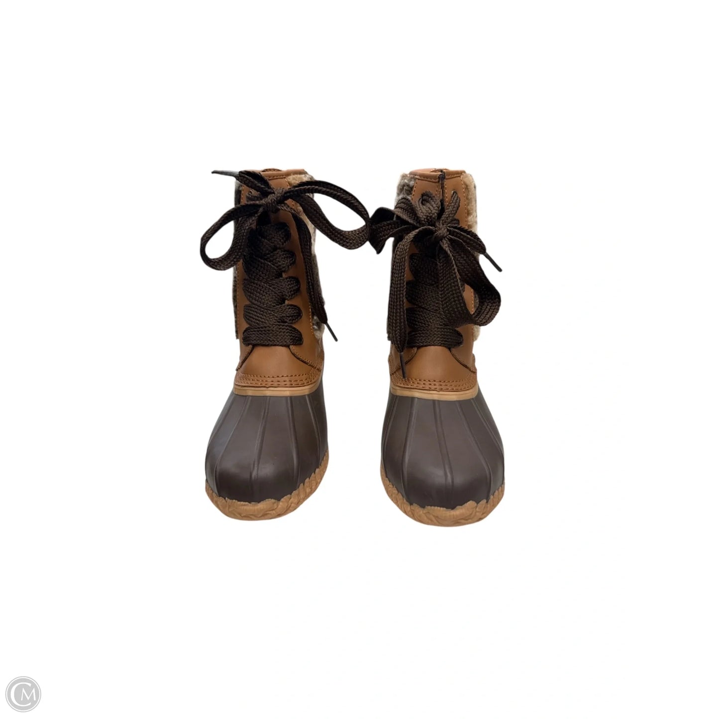 Boots Snow By Lands End In Brown, Size: 6