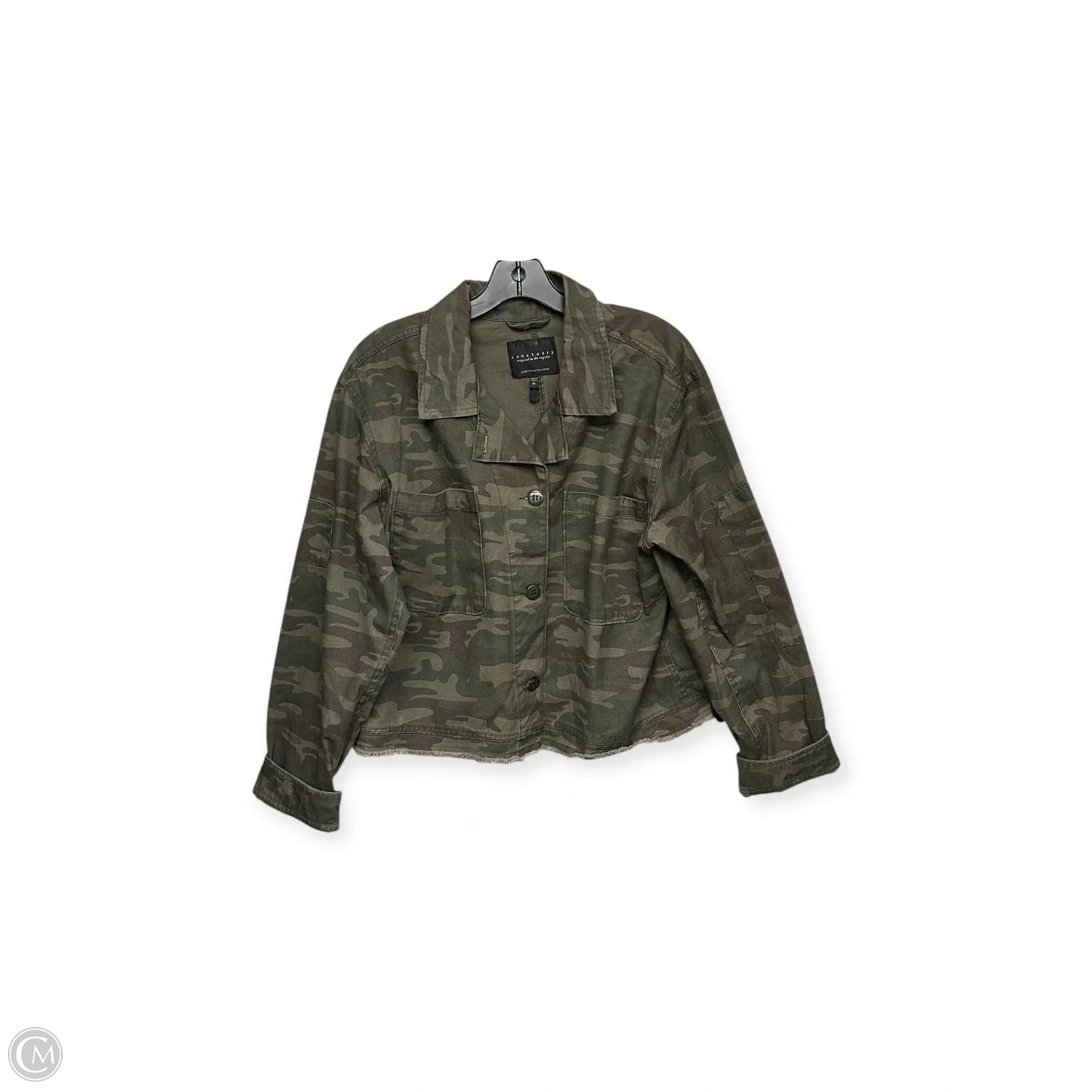 Jacket Denim By Sanctuary In Camouflage Print, Size: Xl