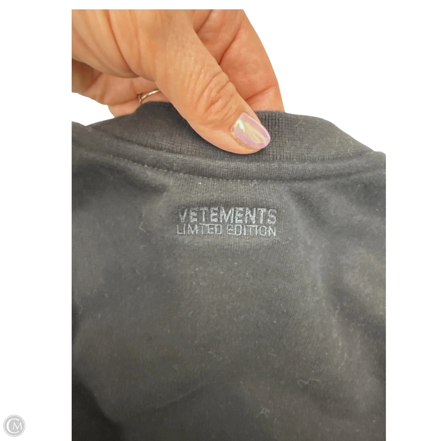 Sweatshirt Crewneck By Clothes Mentor In Black, Size: S