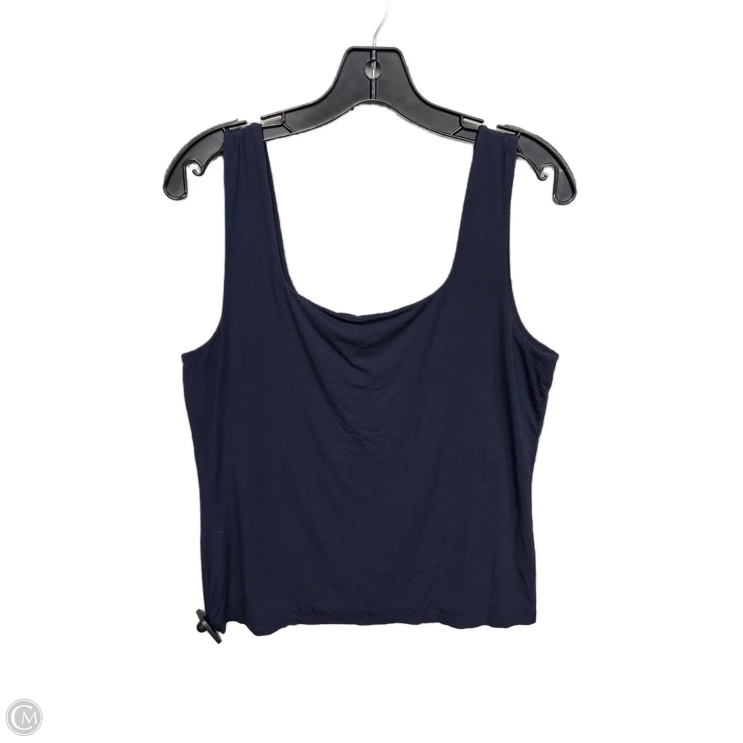 Top Sleeveless By Ann Taylor In Navy, Size: L