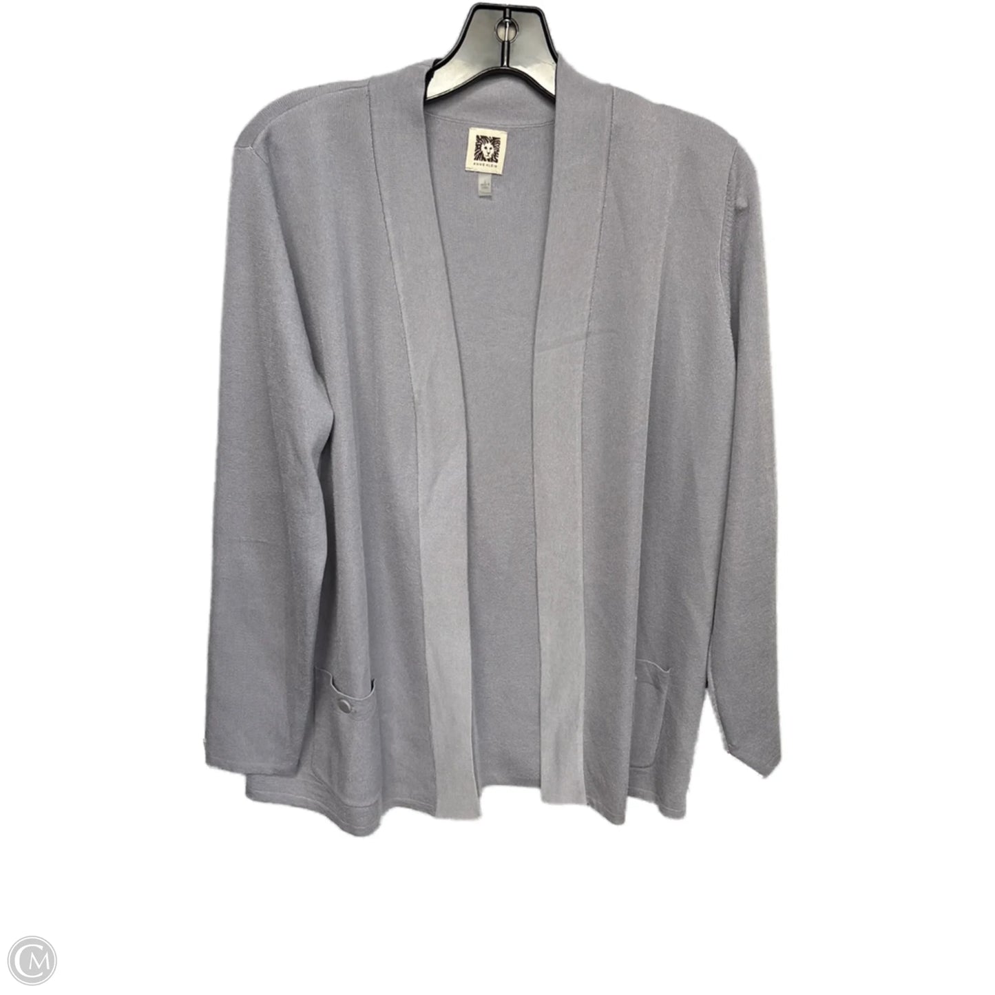 Cardigan By Anne Klein In Purple, Size: L