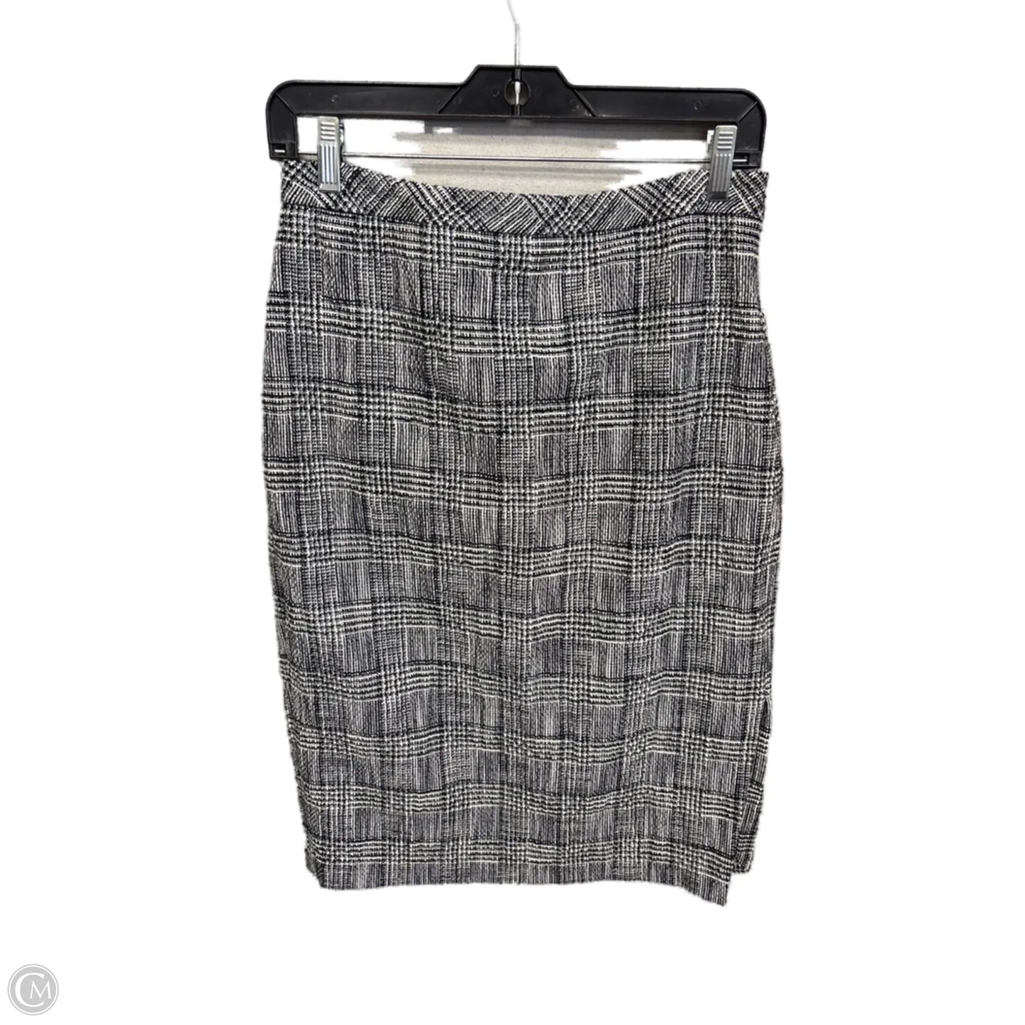 Skirt Midi By Banana Republic In Black & White, Size: 4