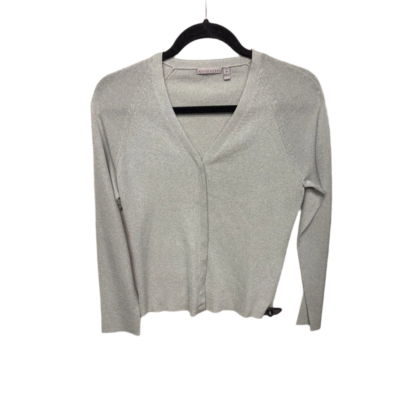 Cardigan By Anne Klein In Green, Size: M