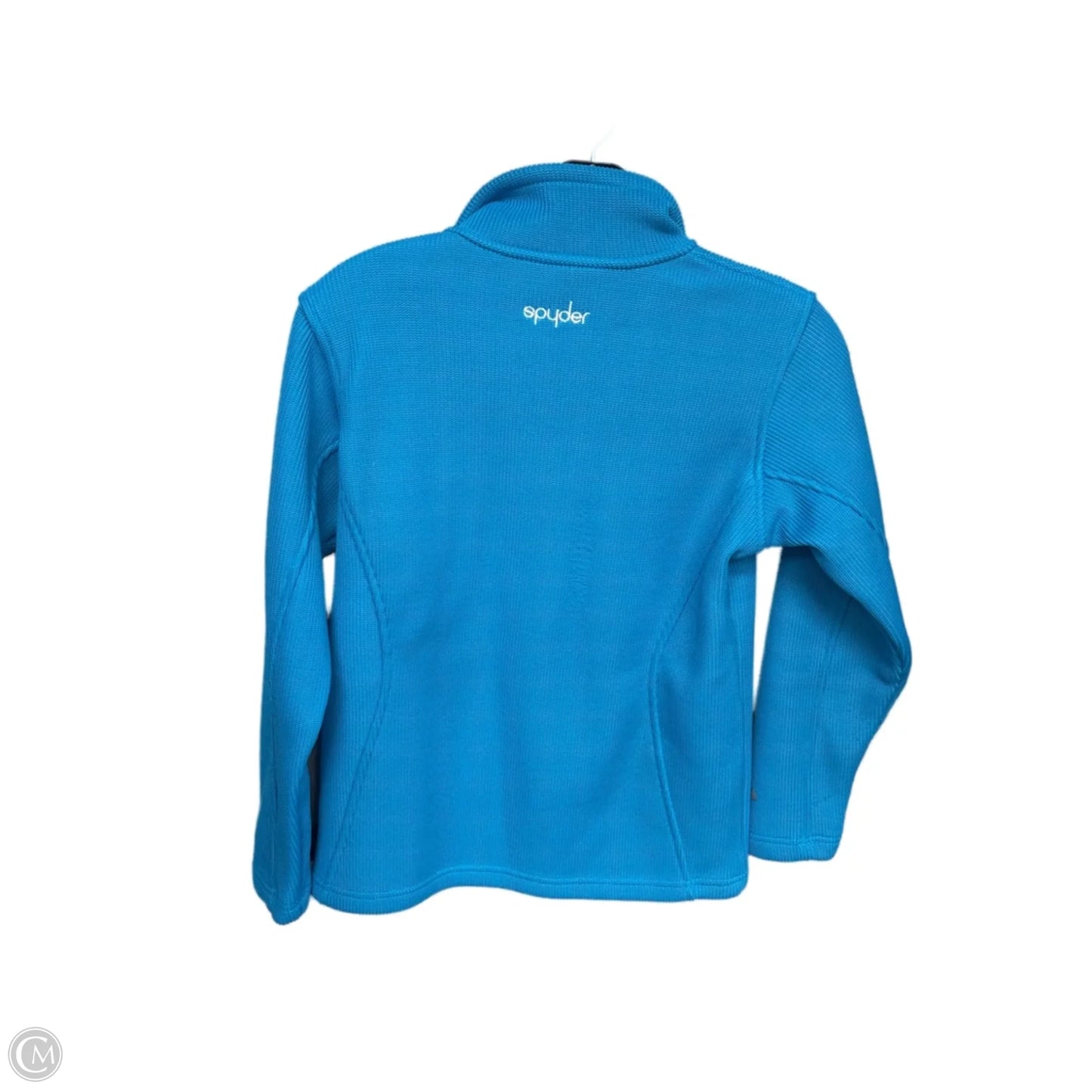 Athletic Jacket By Spyder In Blue, Size: L