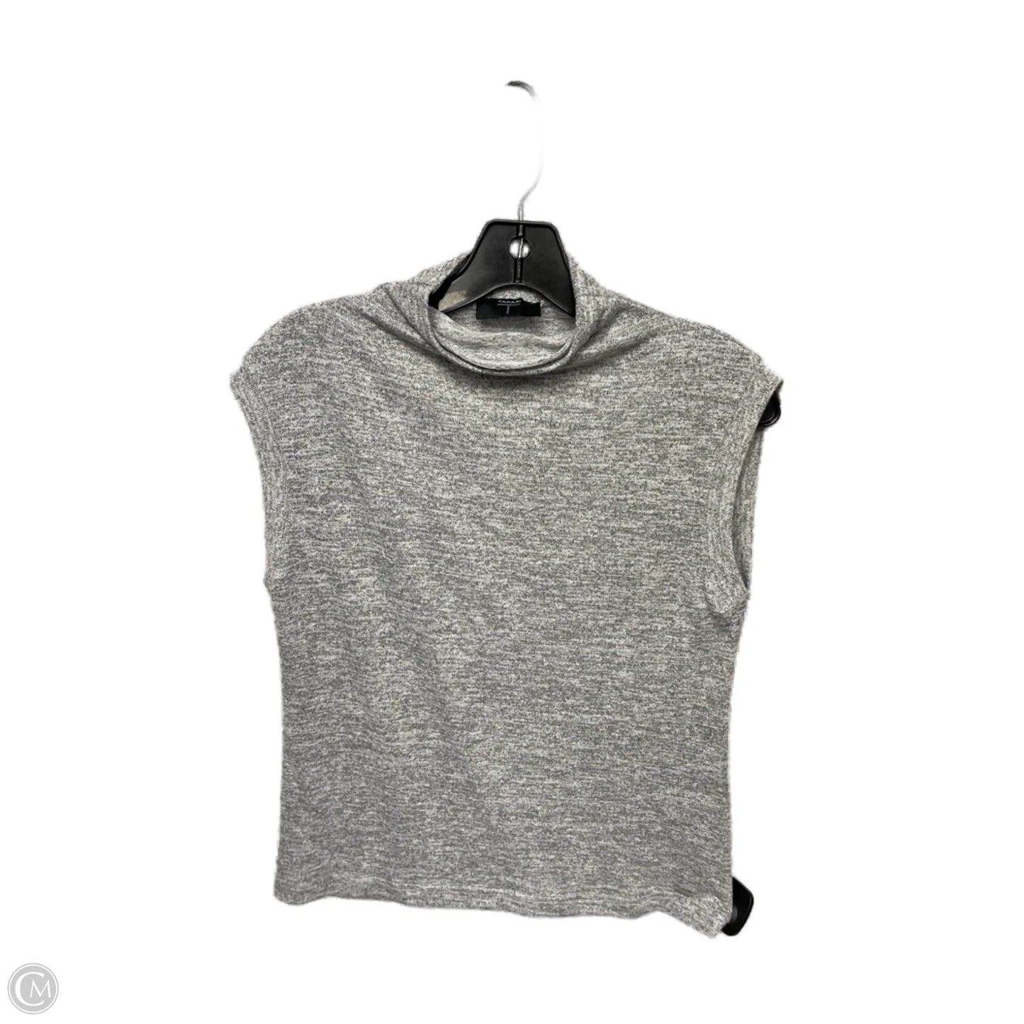 Top Sleeveless By Tahari By Arthur Levine In Grey, Size: S