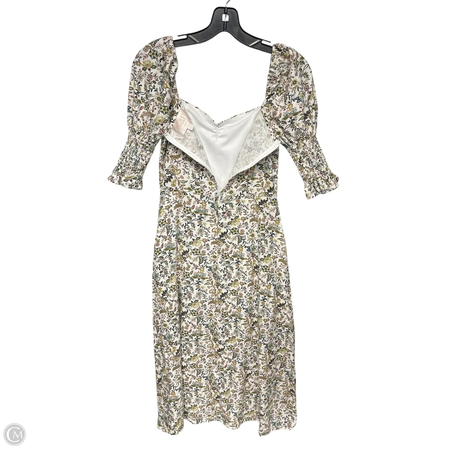Dress Casual Midi By Francesca's In Floral Print, Size: S
