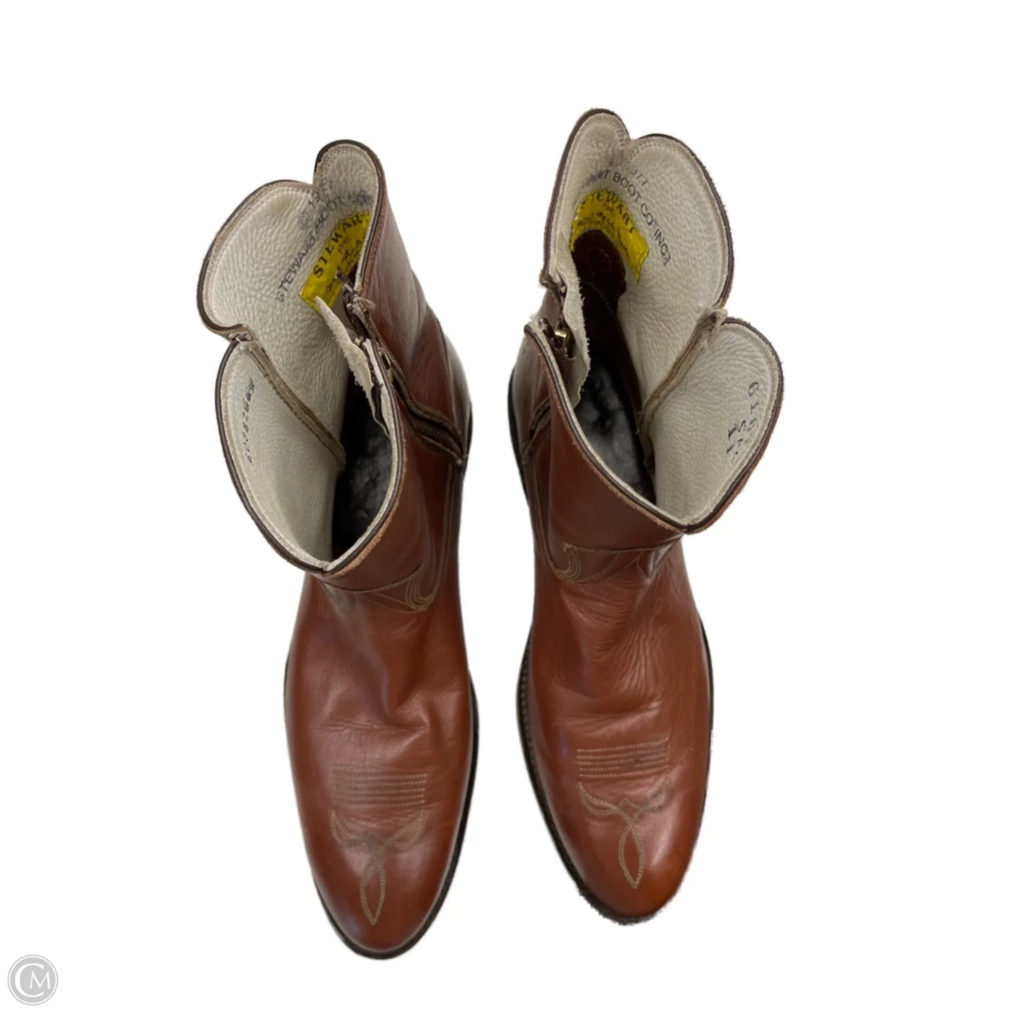Boots Western By Clothes Mentor In Brown, Size: 11