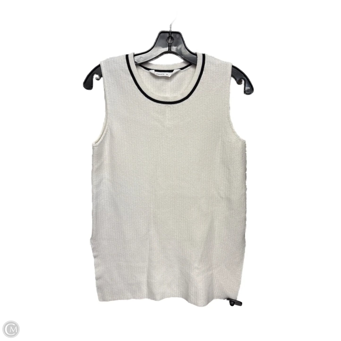 Top Sleeveless By Athleta In Ivory, Size: M
