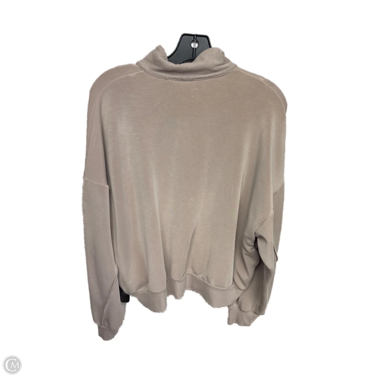 Athletic Jacket By Victorias Secret In Taupe, Size: Xl