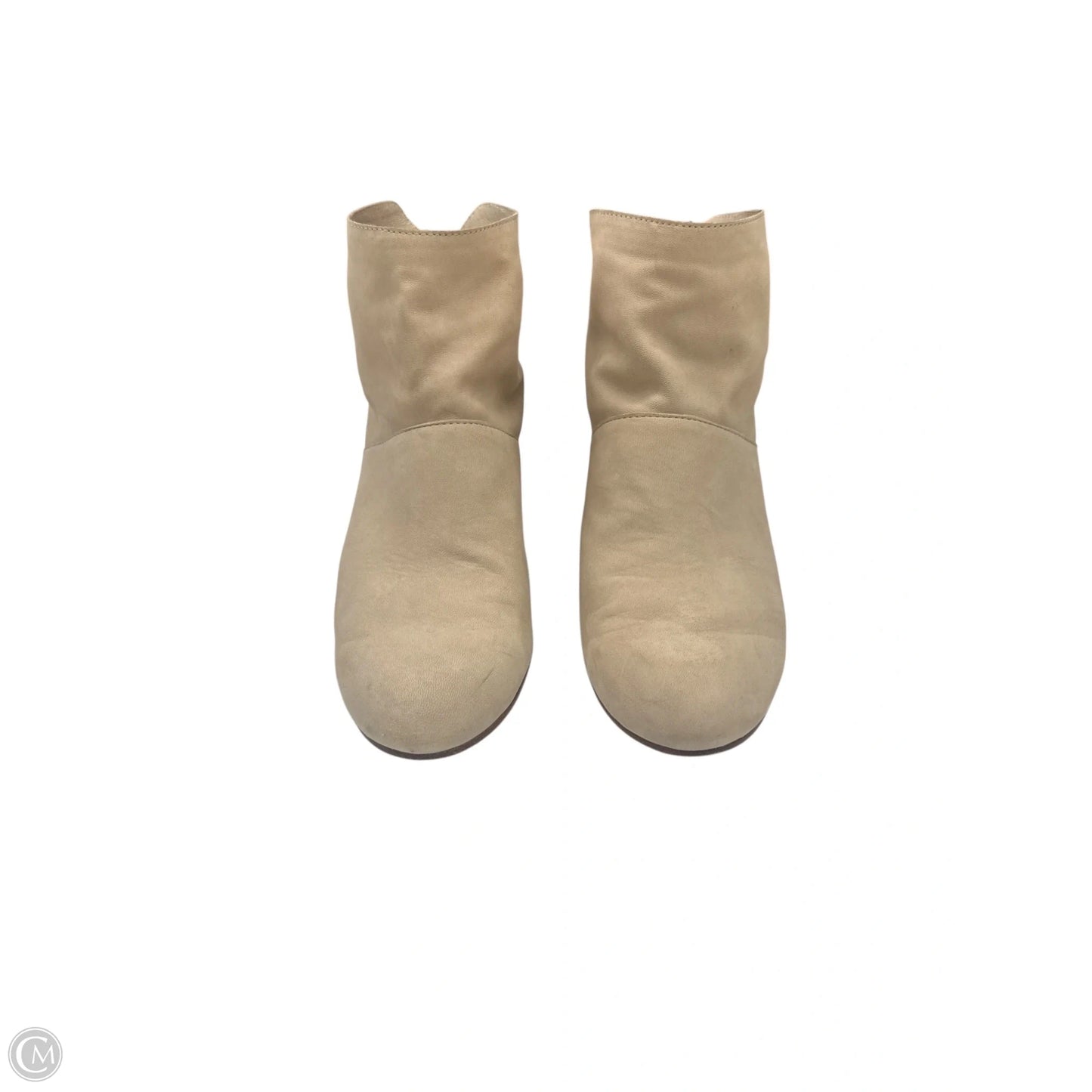 Boots Ankle Heels By Eileen Fisher In Tan, Size: 10