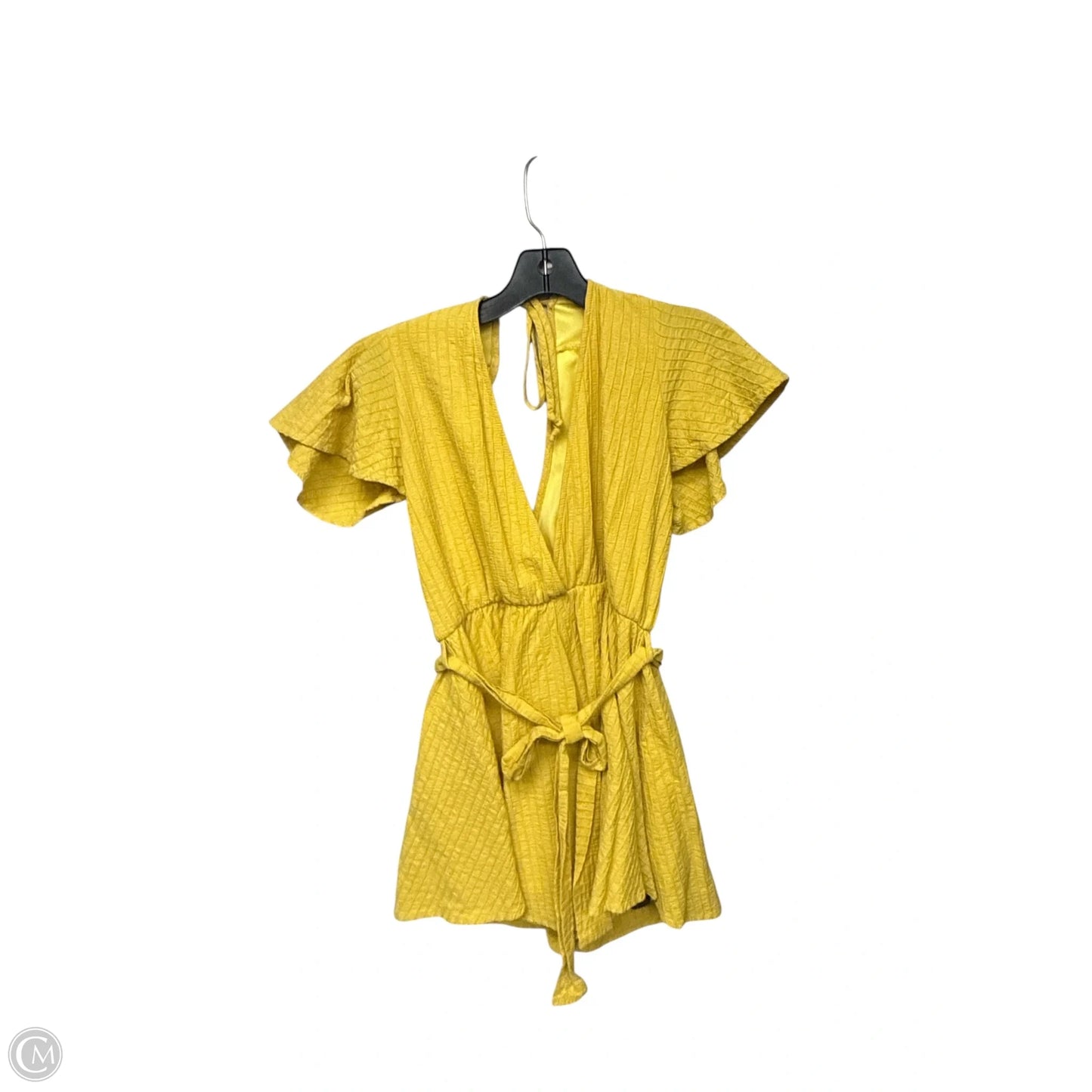 Romper By Peach Love Cream California In Yellow, Size: S