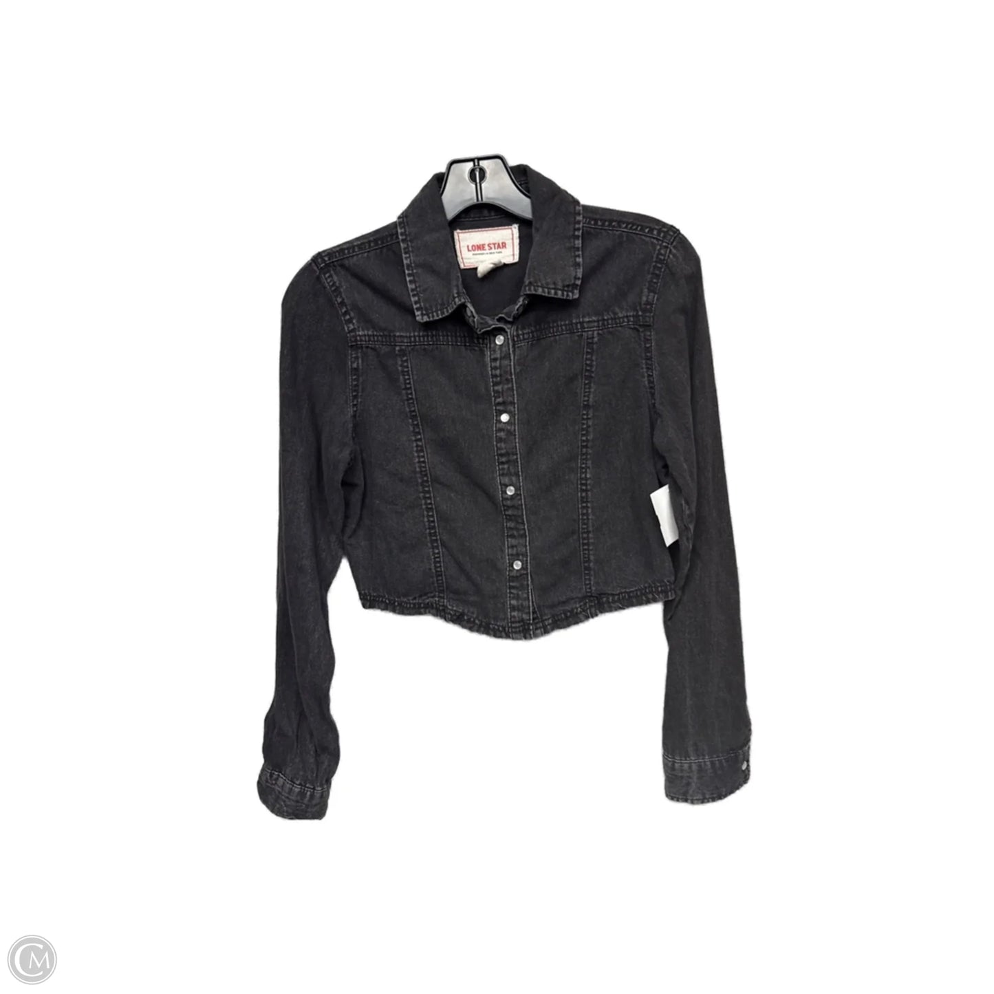 Top Long Sleeve By Clothes Mentor In Black, Size: S