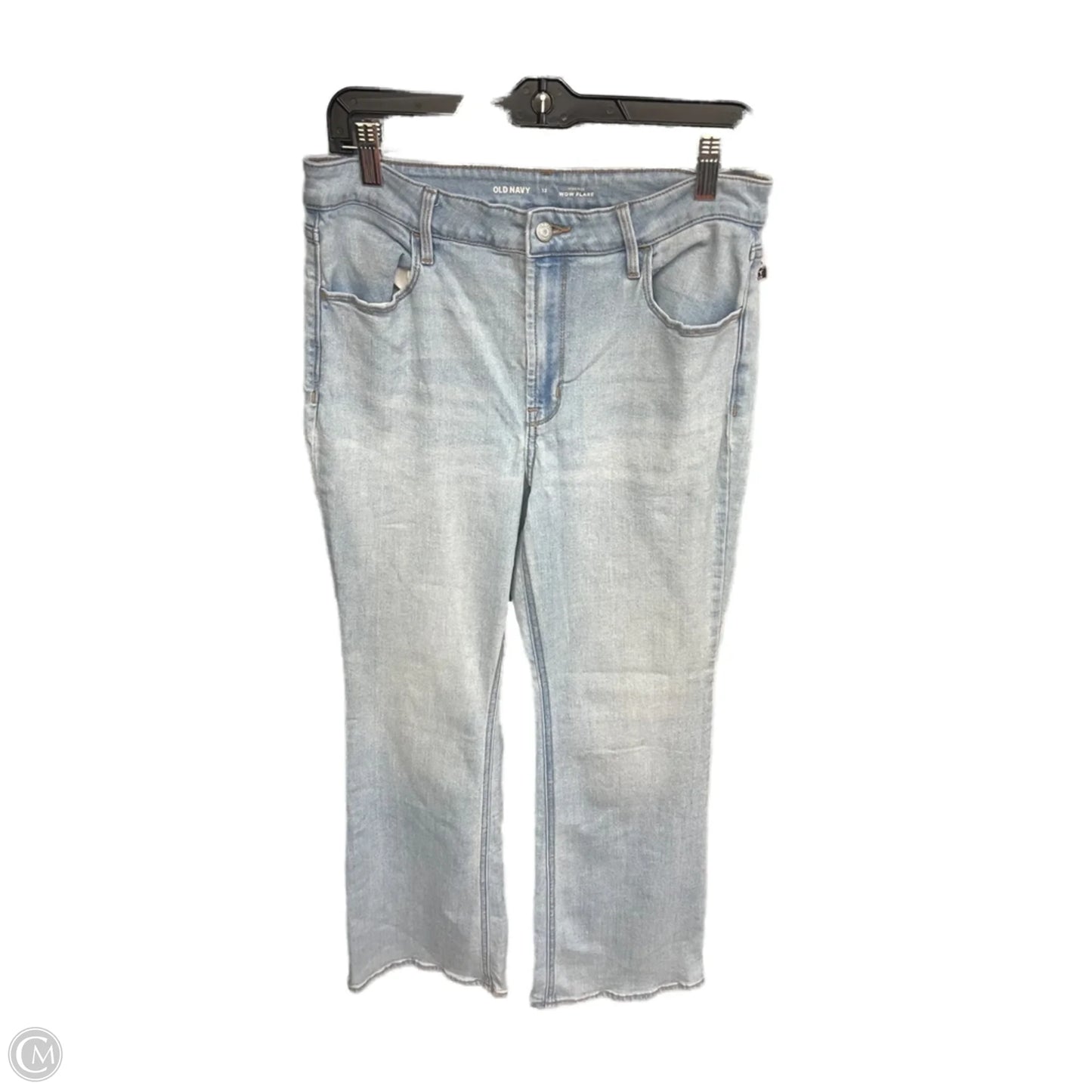 Jeans Flared By Old Navy In Blue Denim, Size: 12