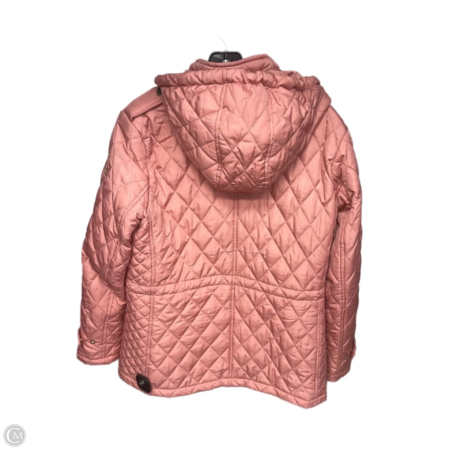 Jacket Puffer & Quilted By Michael By Michael Kors In Coral, Size: M