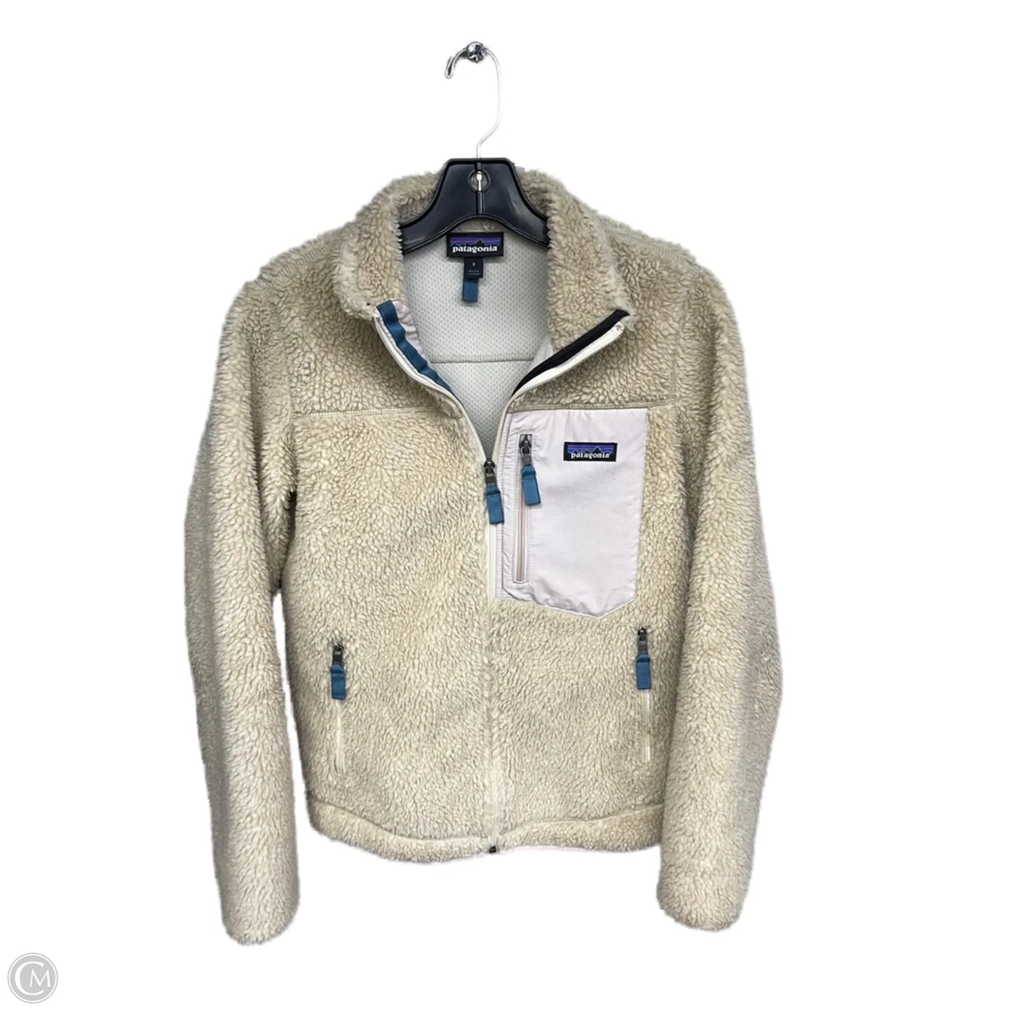 Jacket Faux Fur & Sherpa By Patagonia In Cream, Size: S