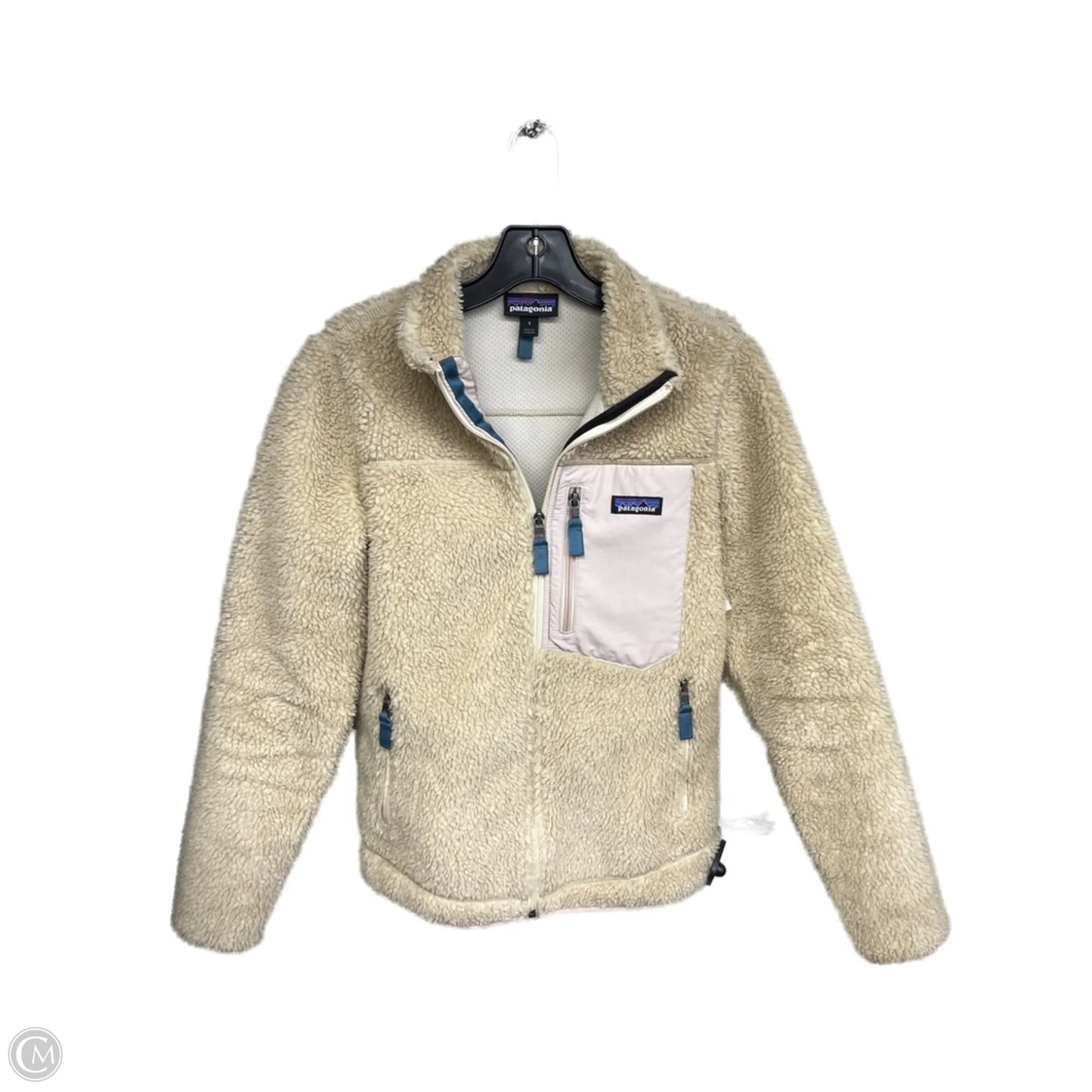Jacket Faux Fur & Sherpa By Patagonia In Cream, Size: S
