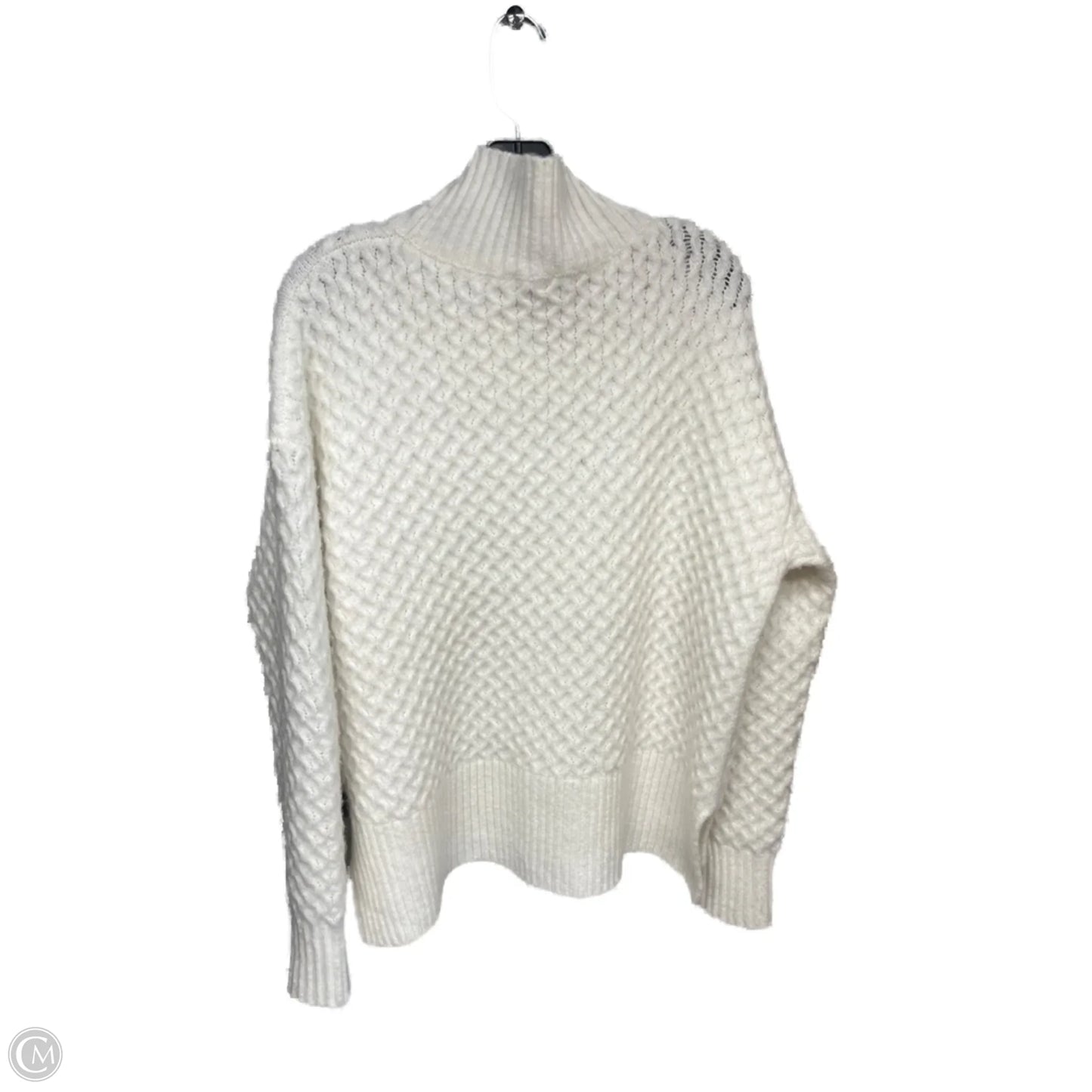 Sweater By Nordstrom In Ivory, Size: M