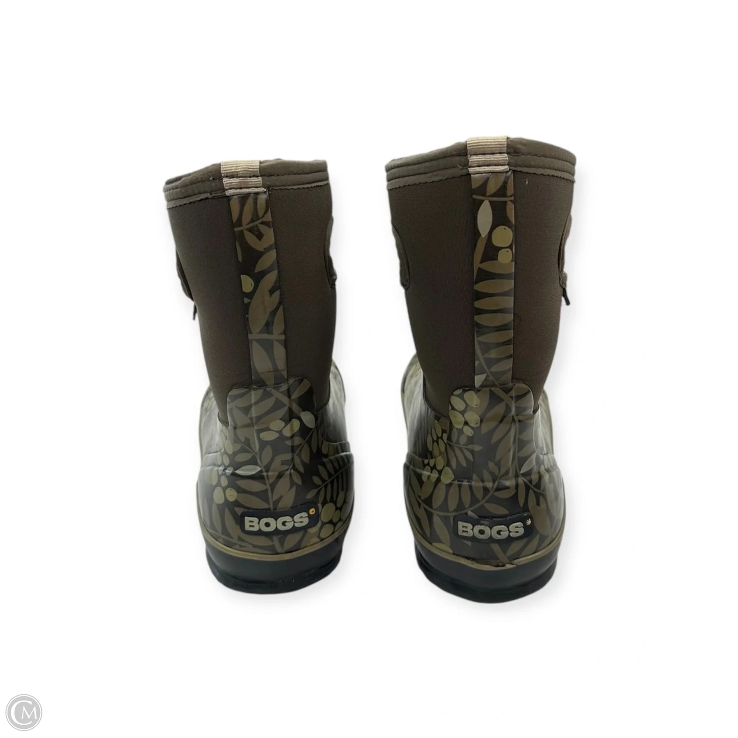 Boots Ankle Flats By Bogs In Green, Size: 8