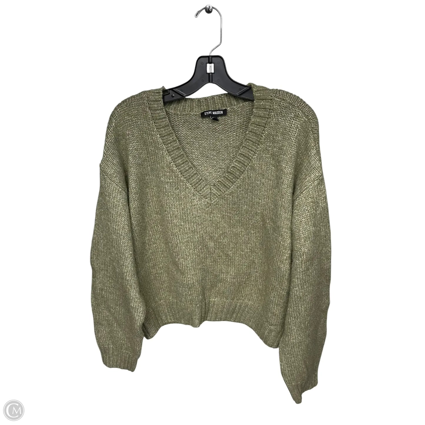Sweater By Steve Madden In Green, Size: Xl