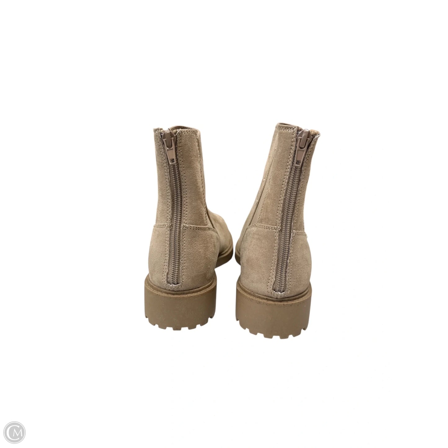 Boots Ankle Flats By Esprit In Brown, Size: 8