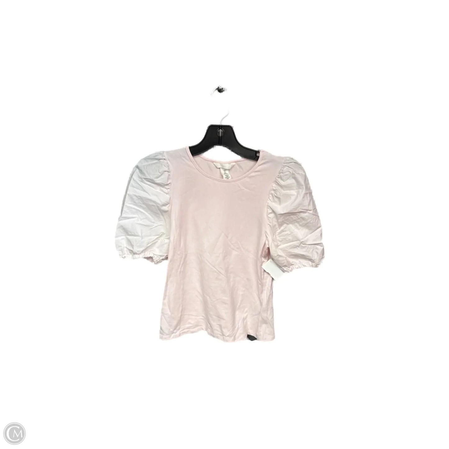 Top Short Sleeve By H&m In Pink, Size: S