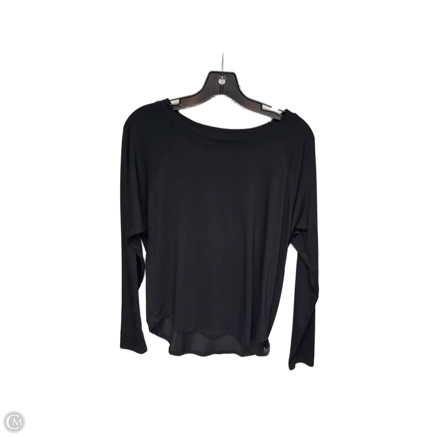 Athletic Top Long Sleeve Crewneck By Athleta In Black, Size: Xs