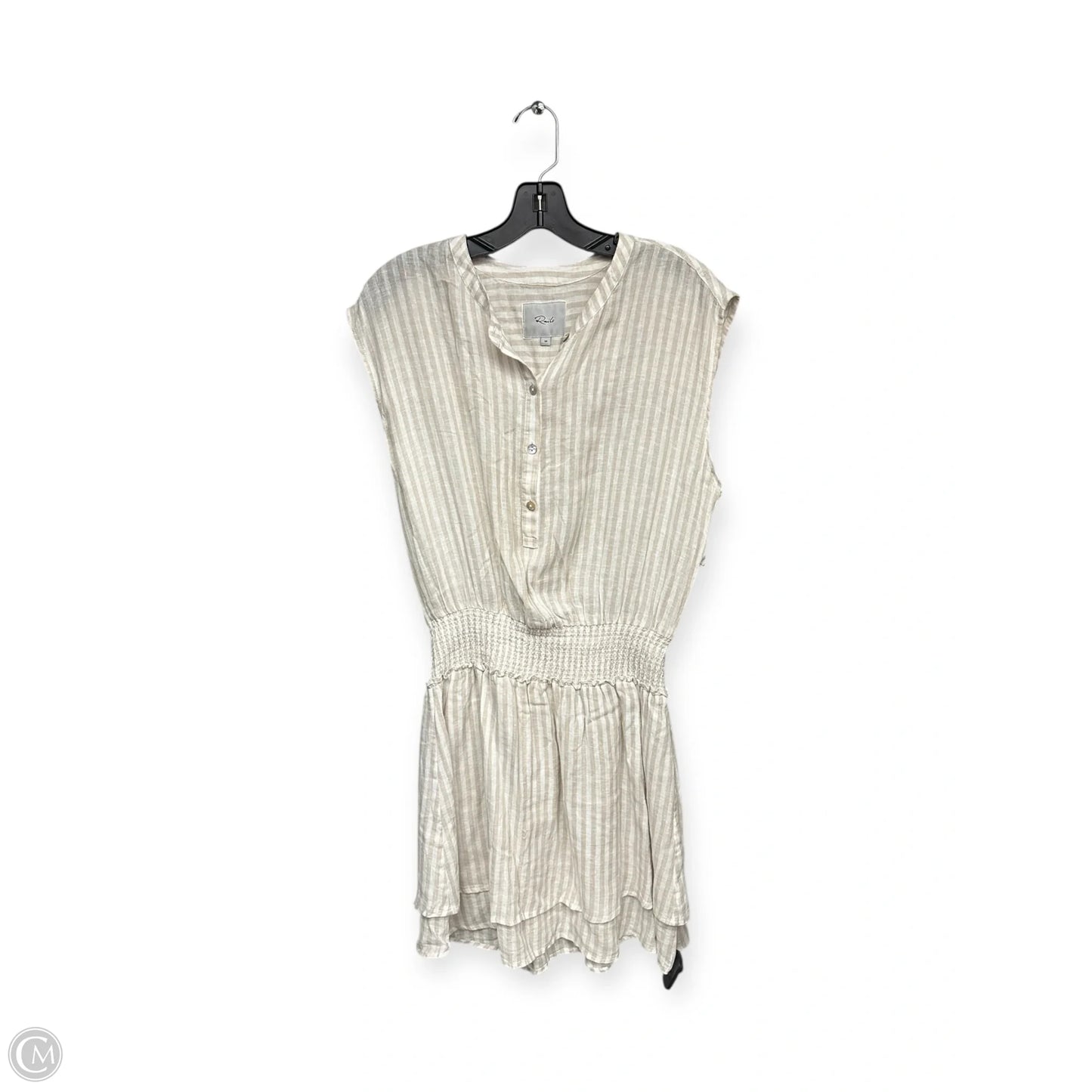 Dress Casual Short By Rails In Tan & White, Size: M