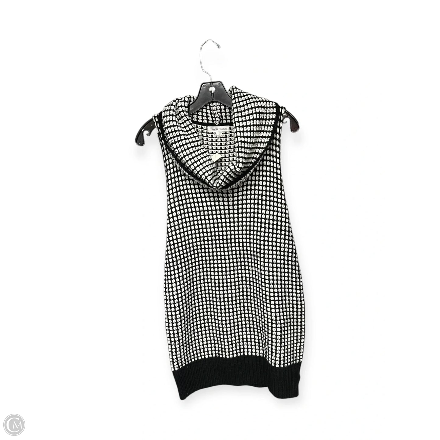 Sweater By Clothes Mentor In Black & White, Size: S