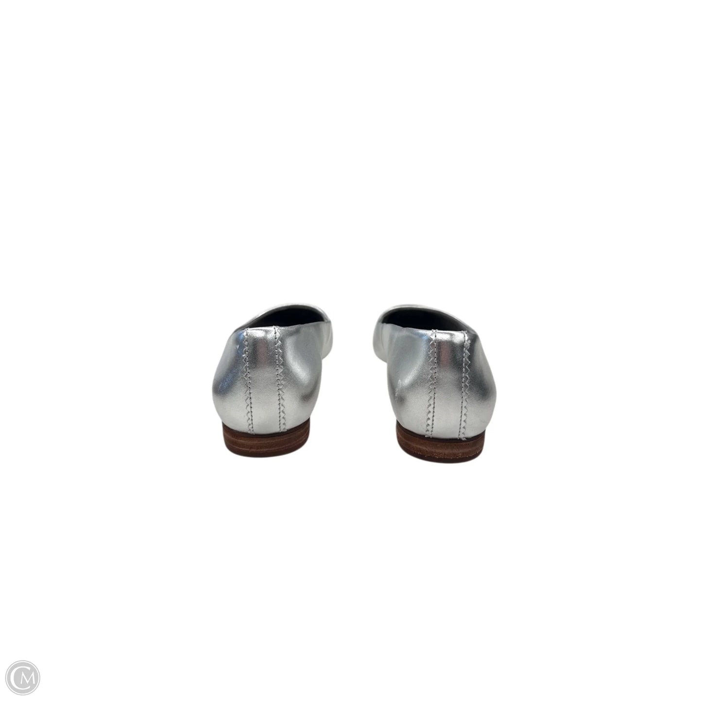 Shoes Flats By Toms In Silver, Size: 5.5