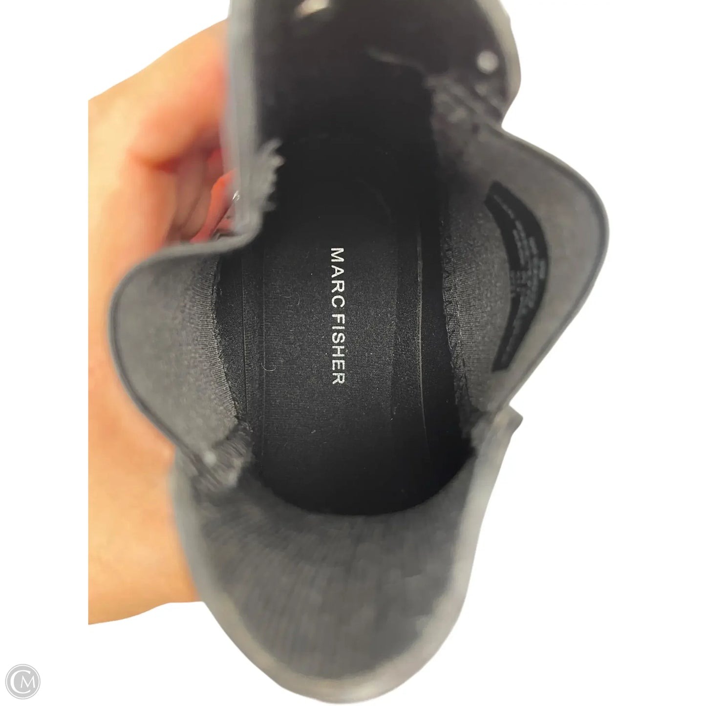 Boots Ankle Flats By Marc Fisher In Black, Size: 9