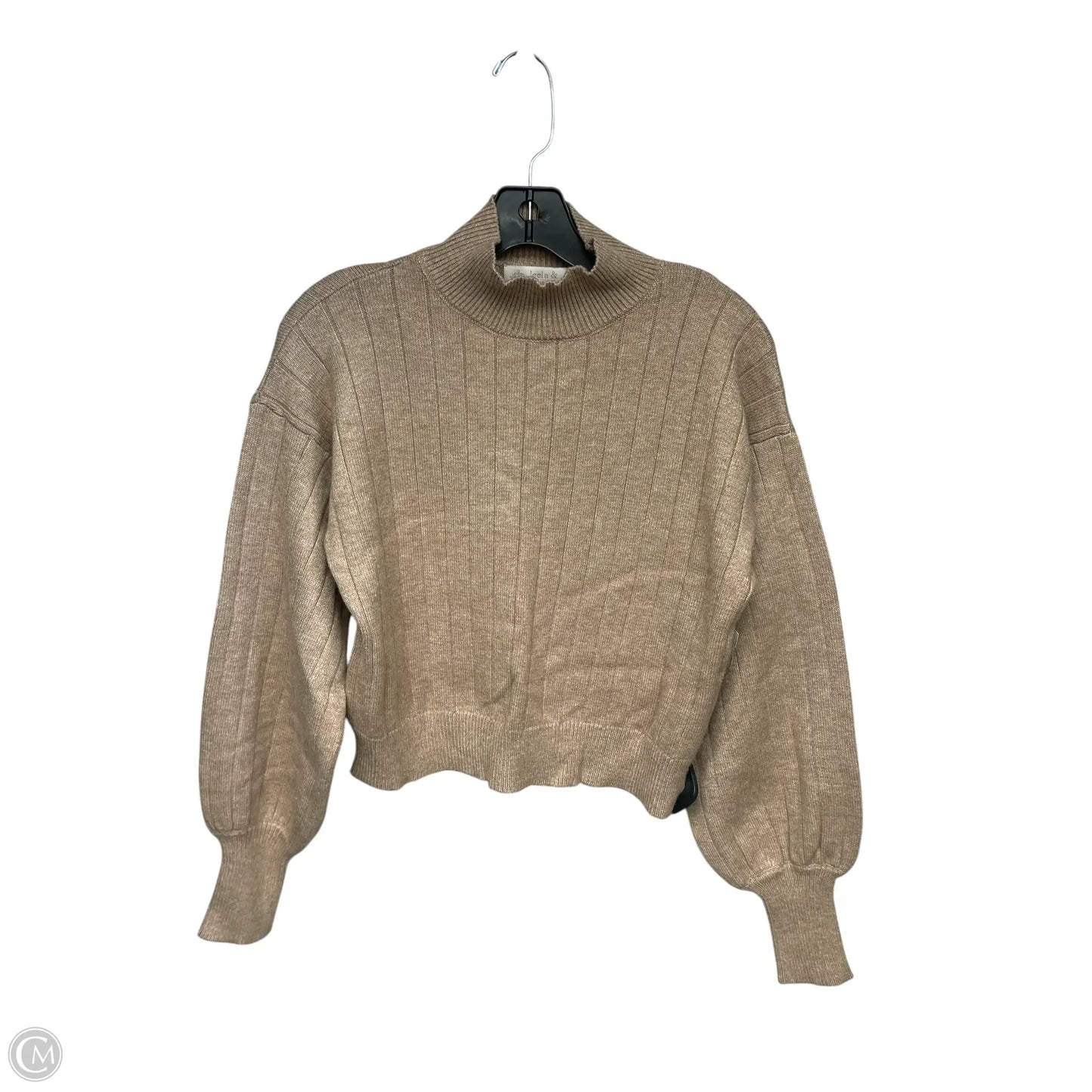 Sweater By Leela & Lavender In Tan, Size: M