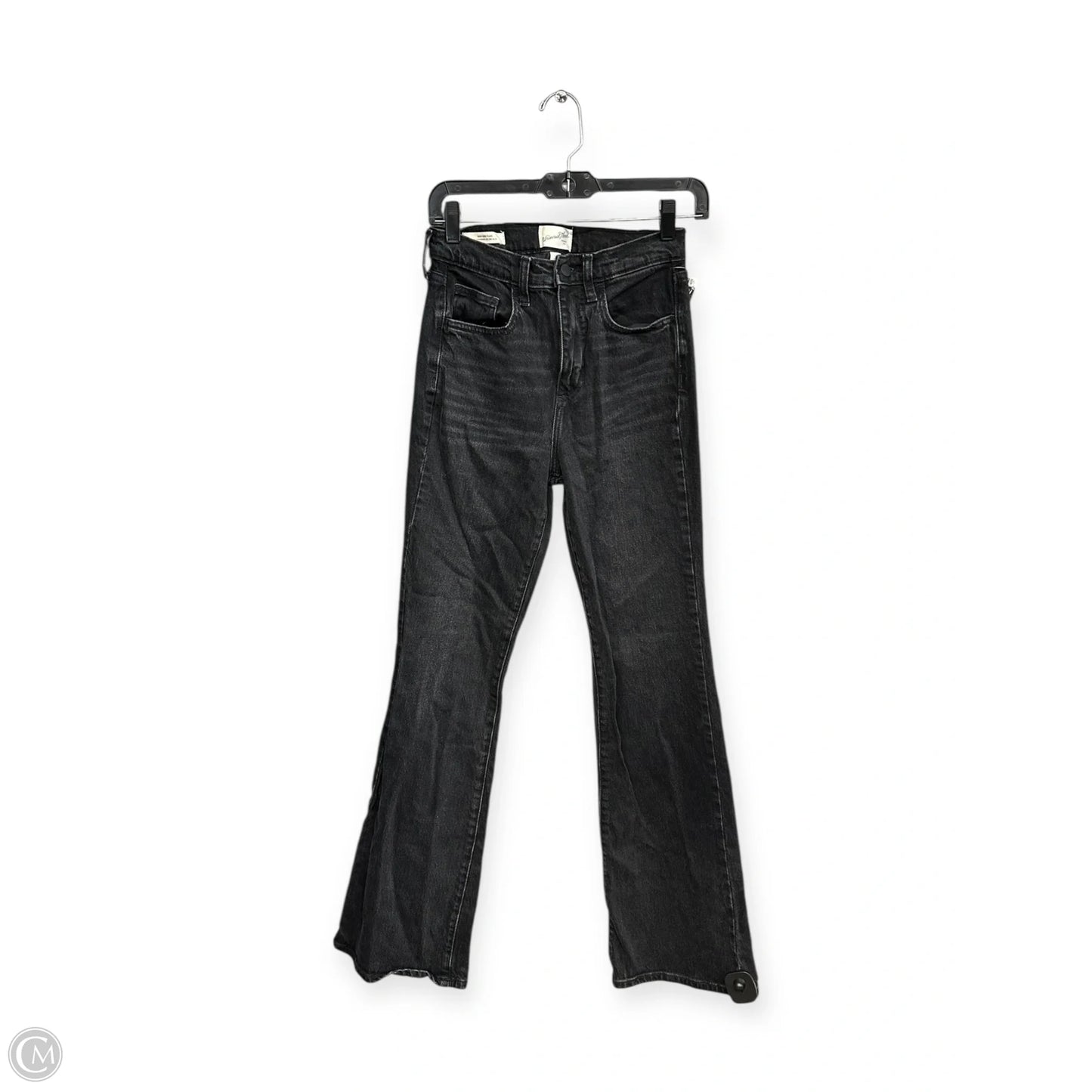 Jeans Flared By Universal Thread In Black Denim, Size: 0
