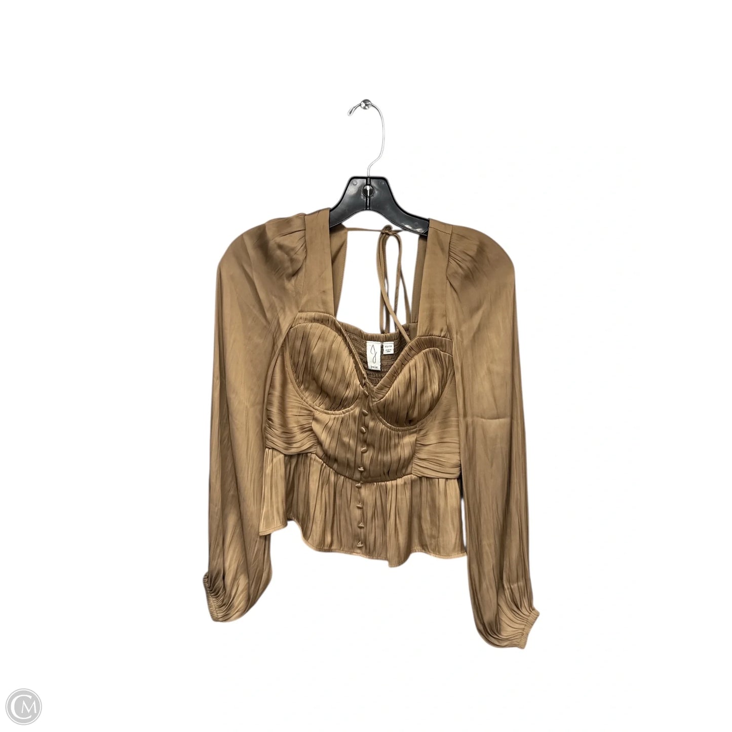 Top Long Sleeve By Joie In Brown, Size: Xs