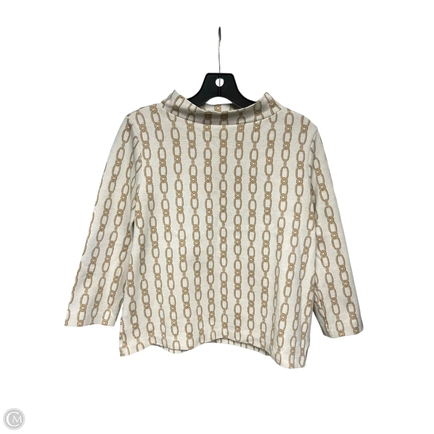 Top 3/4 Sleeve By Ann Taylor In Beige, Size: Sp