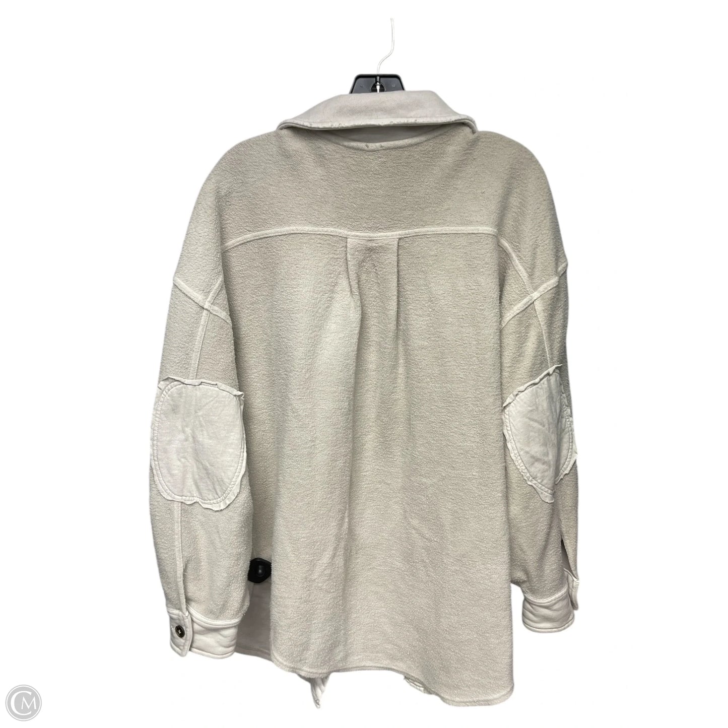 Jacket Shirt By Free People In Taupe, Size: S
