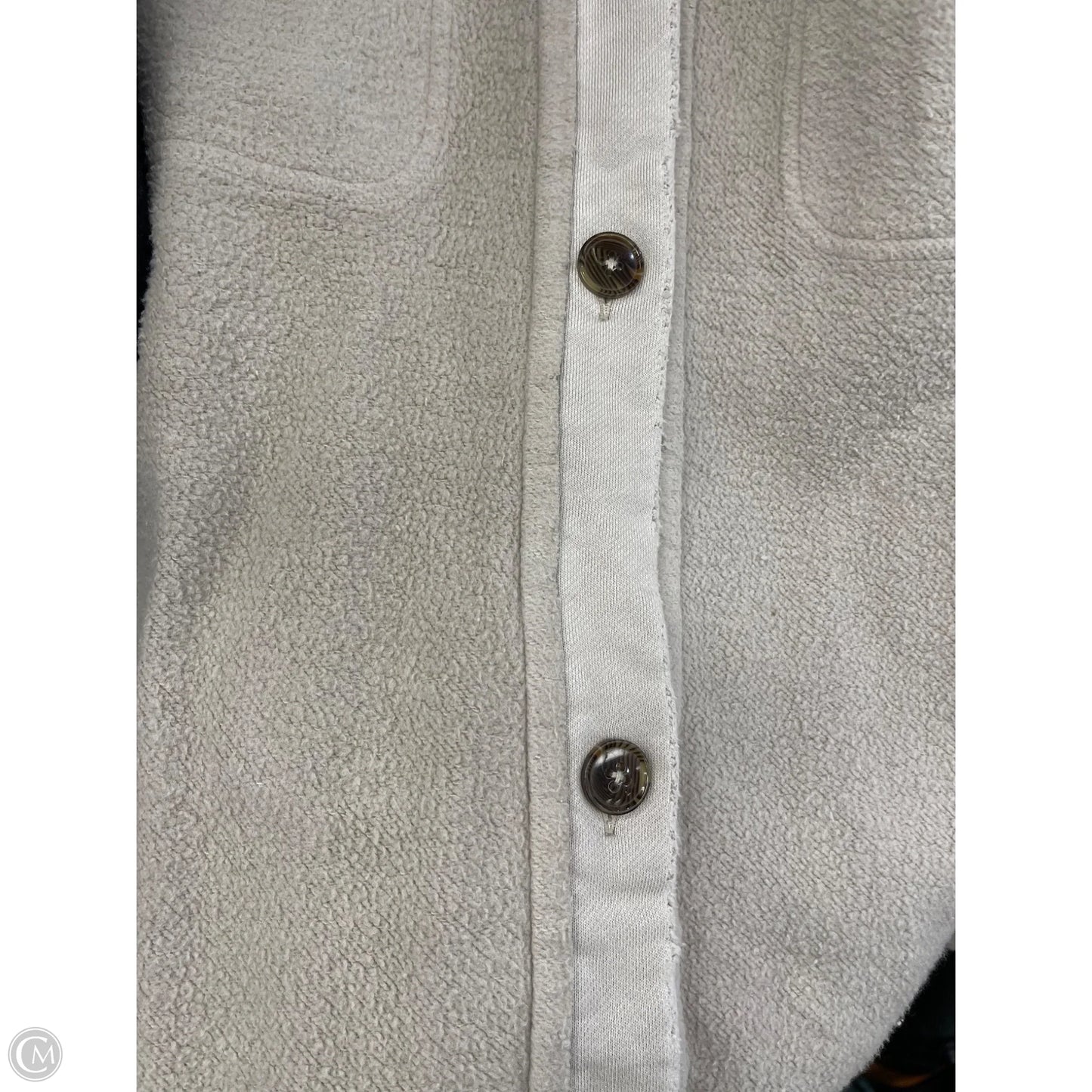 Jacket Shirt By Free People In Taupe, Size: S